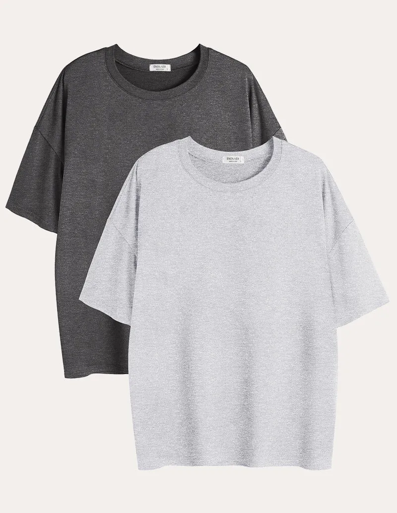 2 Pack Oversized Casual T-Shirts (US Only)