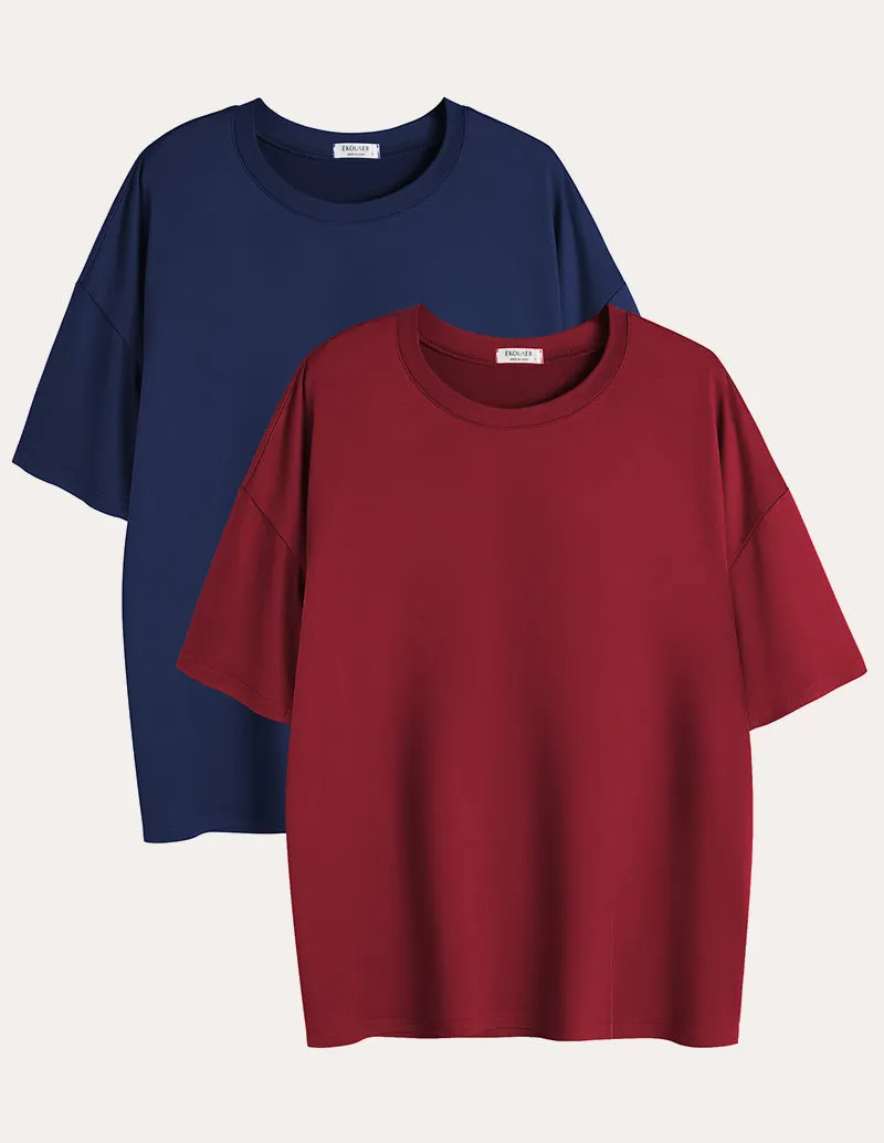 2 Pack Oversized Casual T-Shirts (US Only)