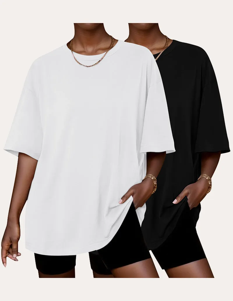 2 Pack Oversized Casual T-Shirts (US Only)