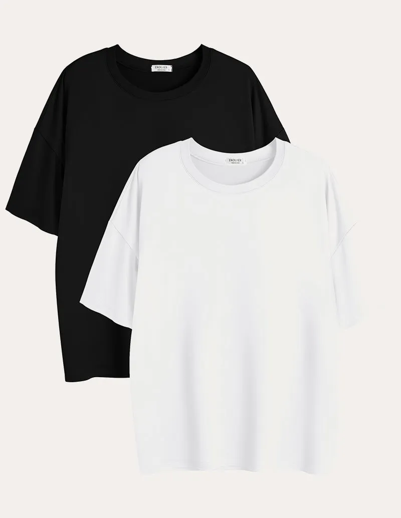 2 Pack Oversized Casual T-Shirts (US Only)