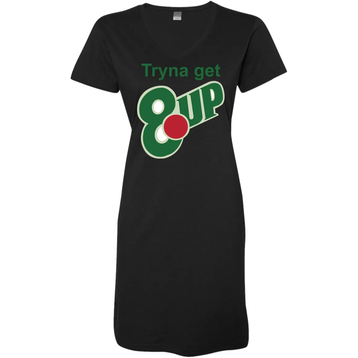 8 up - V Neck Tshirt Dress