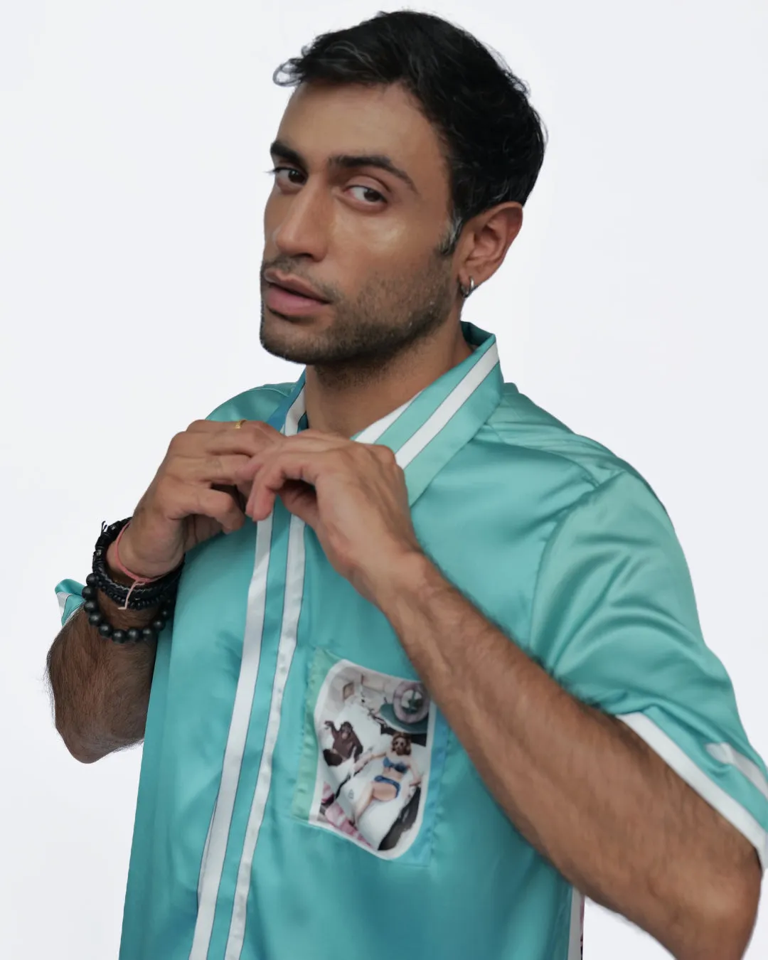 Beach Friends - Premium Soft Satin Shirt