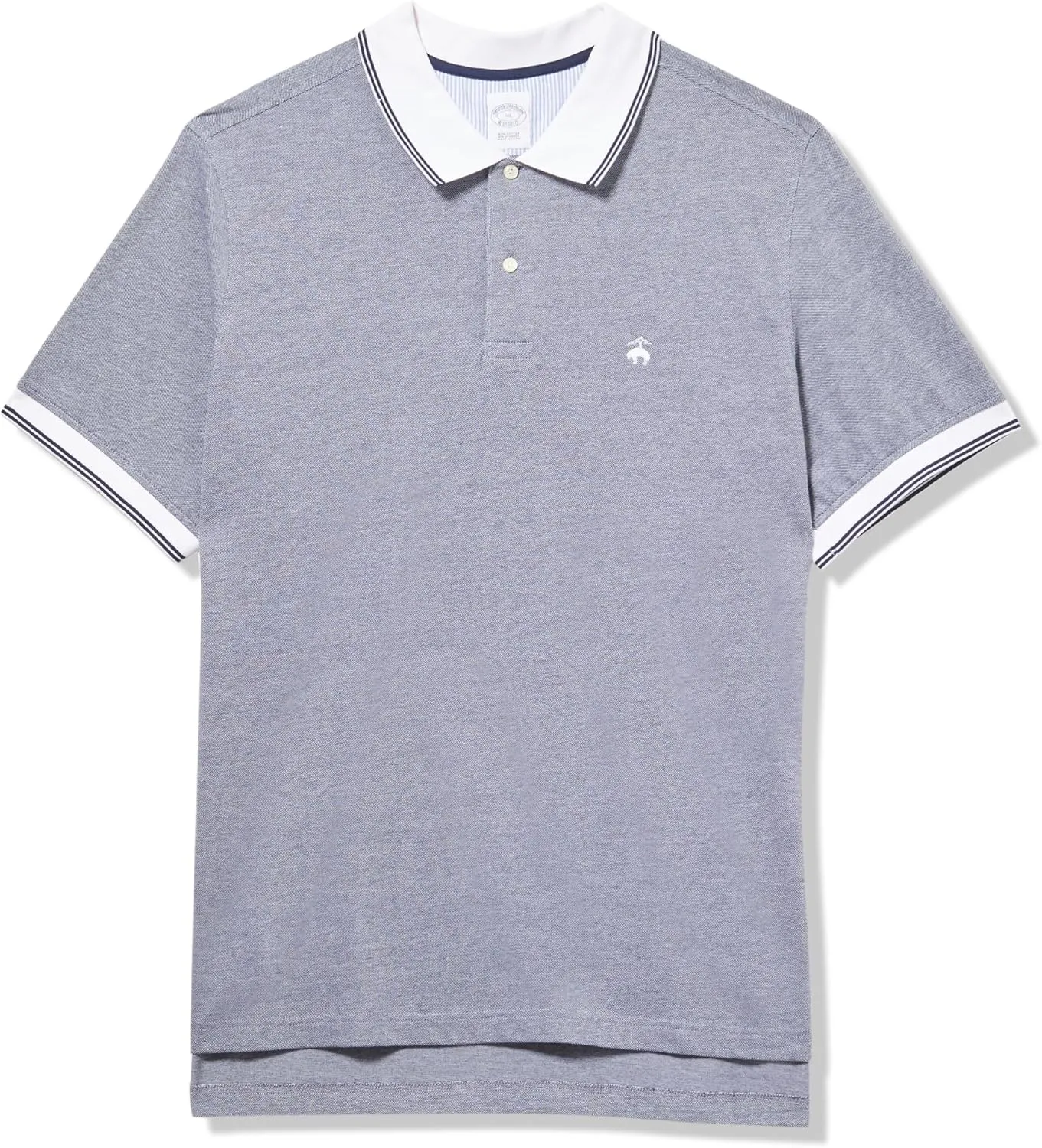 Brooks Brothers Men's Short Sleeve Cotton Pique Stretch Logo Polo Shirt