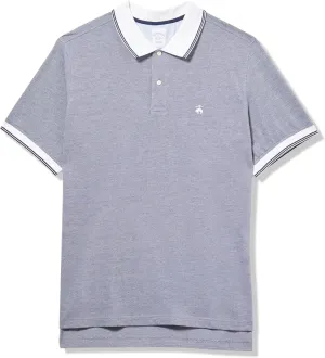 Brooks Brothers Men's Short Sleeve Cotton Pique Stretch Logo Polo Shirt