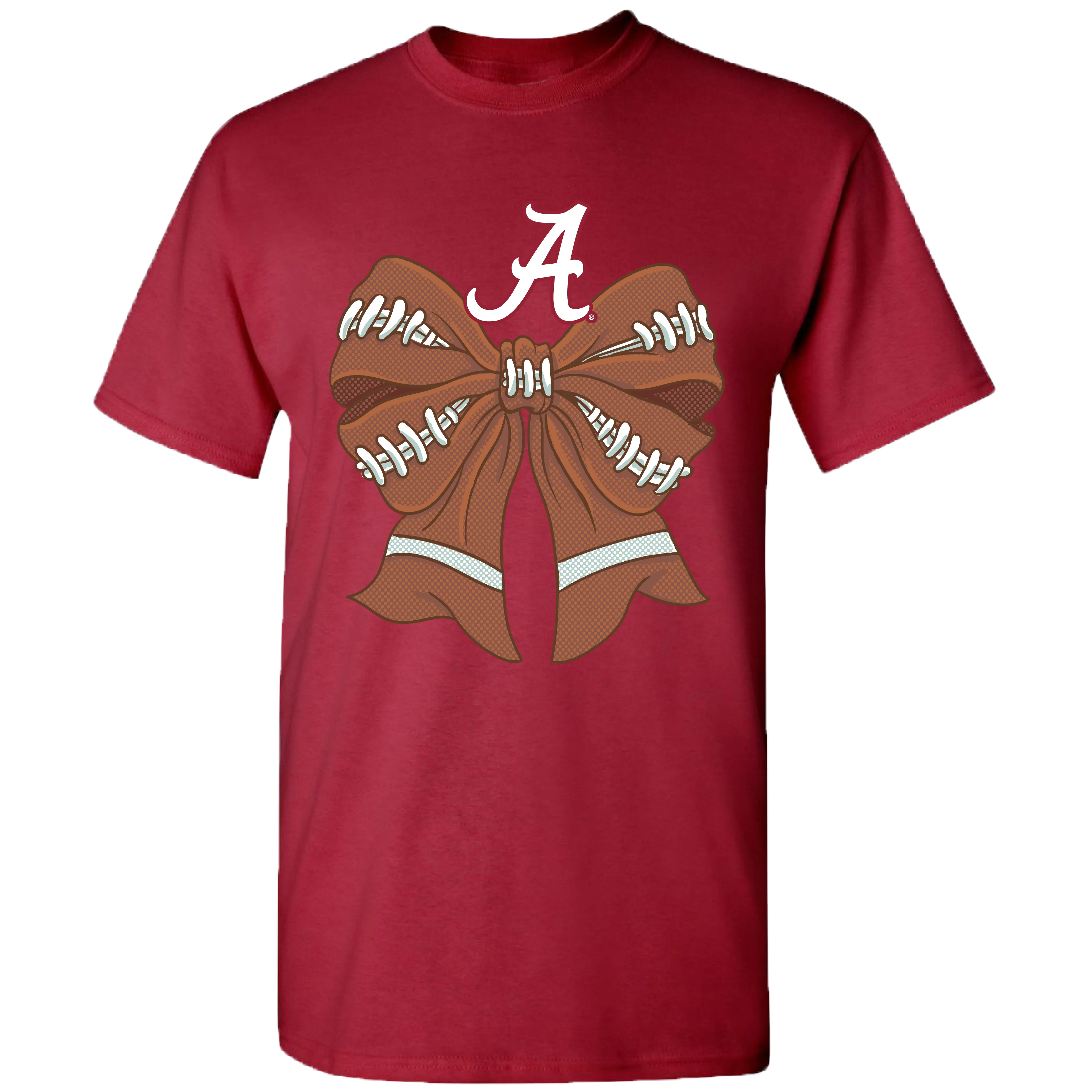 COLLEGE- ALABAMA - 4 - ALABAMA FOOTBALL BOW - CARDINAL
