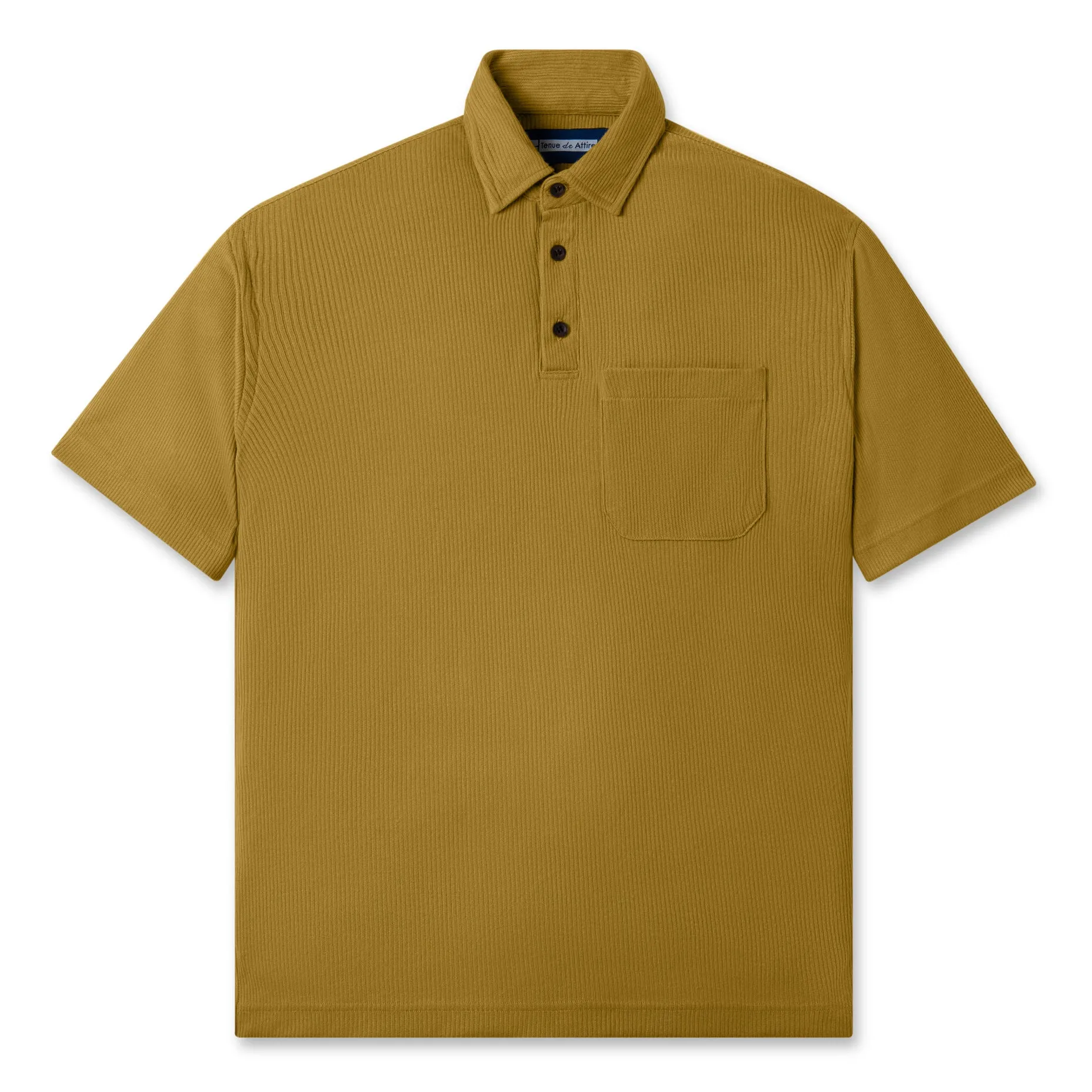 Cozy Polo Shirt - Mustard