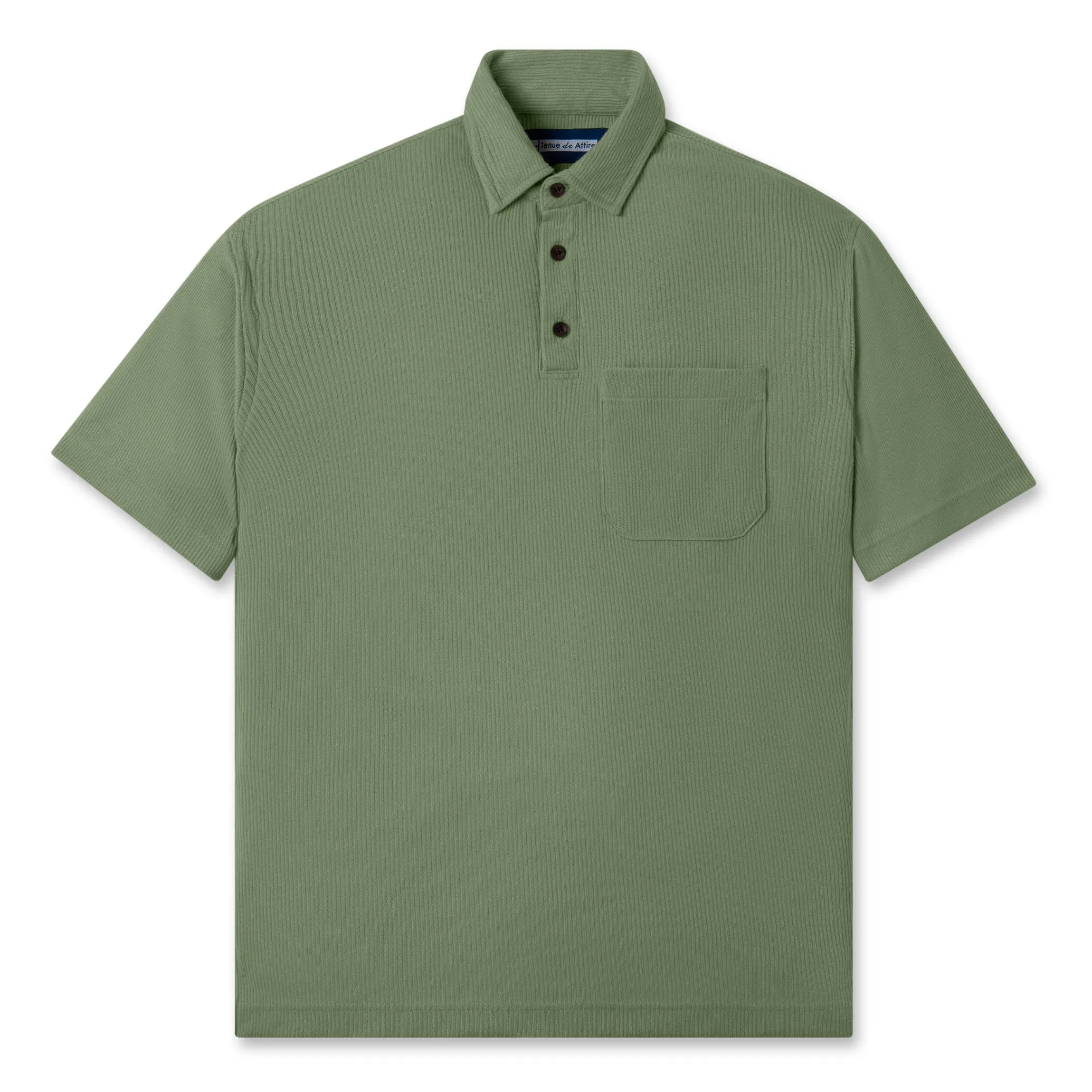 Cozy Polo Shirt - Sage