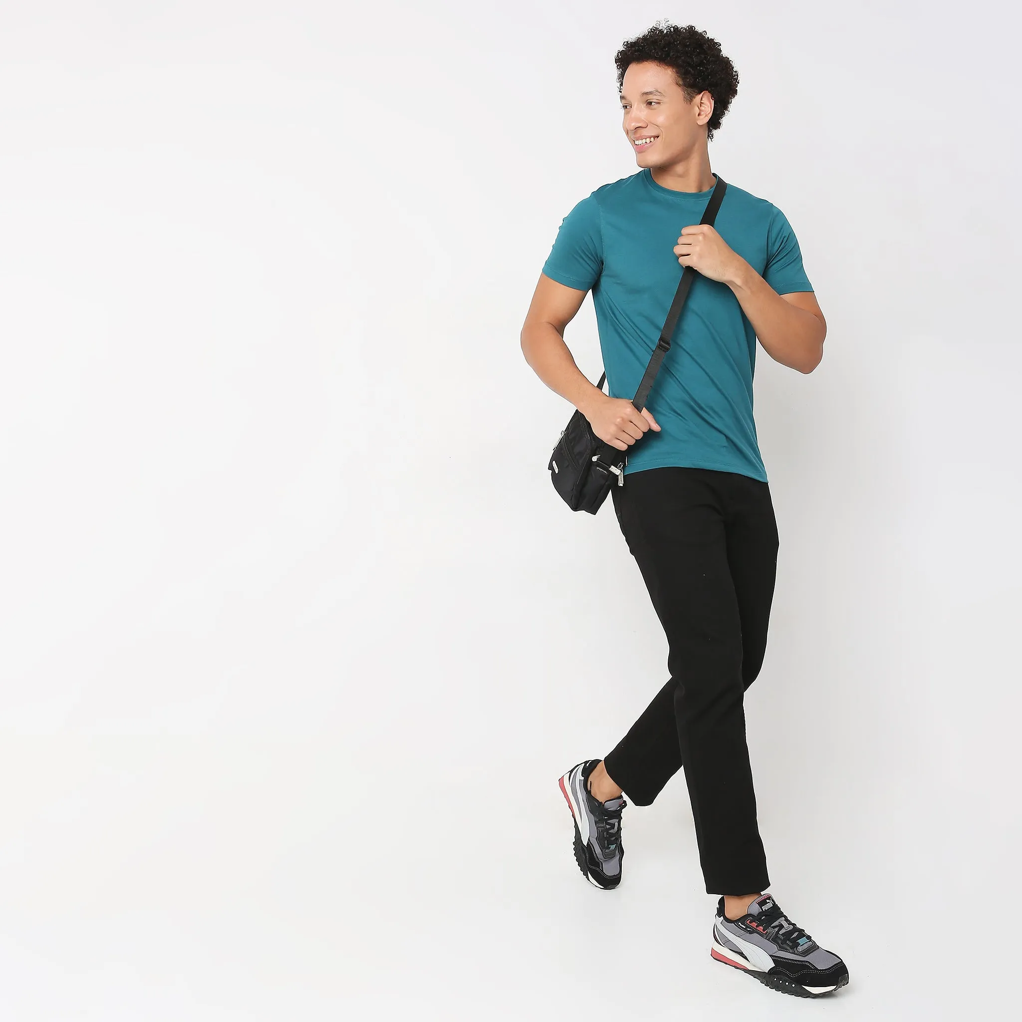 Double Dyed Crew™ Tees - Regular Fit - Must Have Essential Super Soft Handfeel & Quick Dry