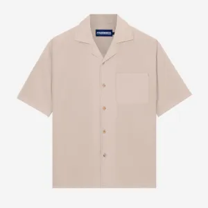 Escargot Short Sleeve Shirt - Soft Khaki