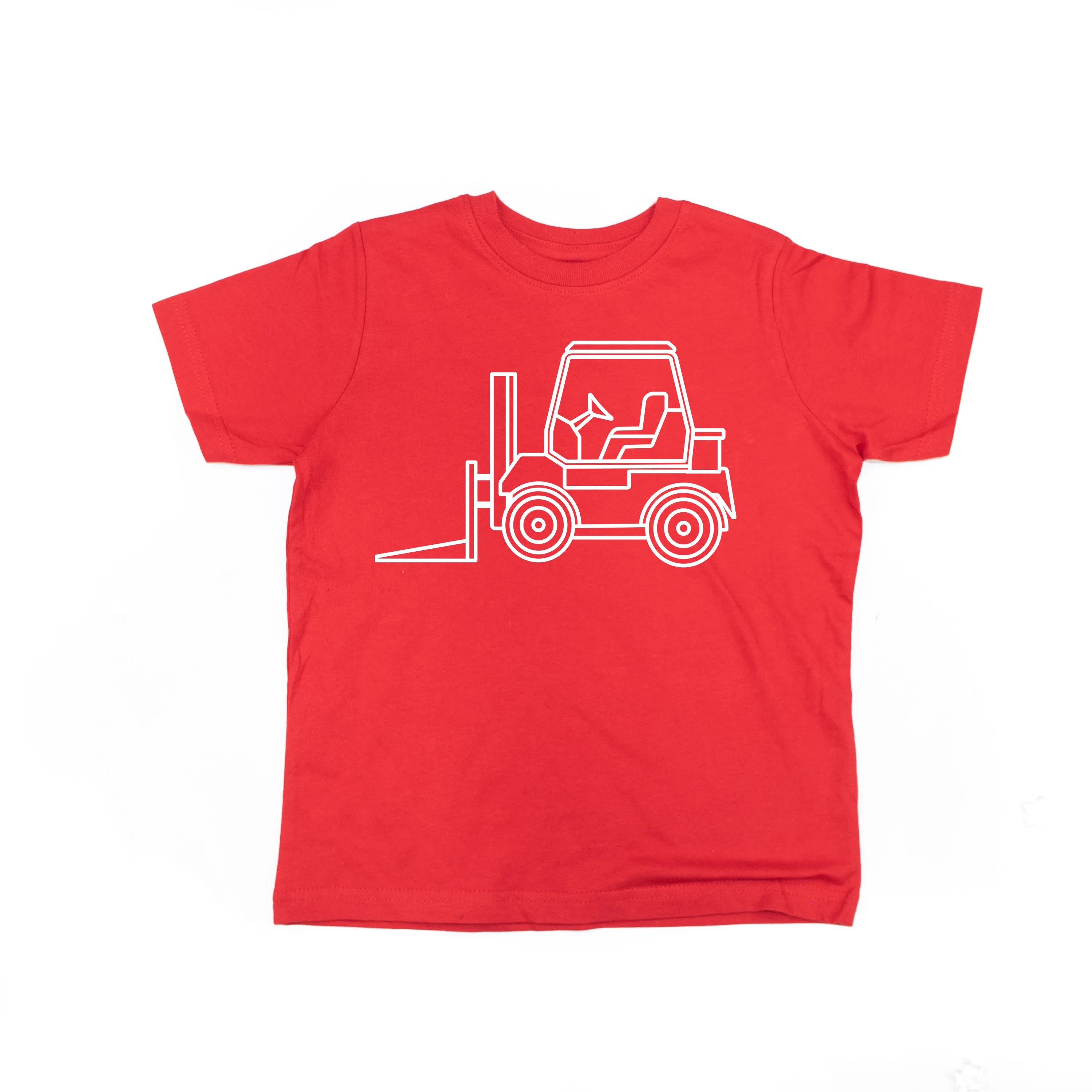 FORK LIFT - Minimalist Design - Short Sleeve Child Shirt