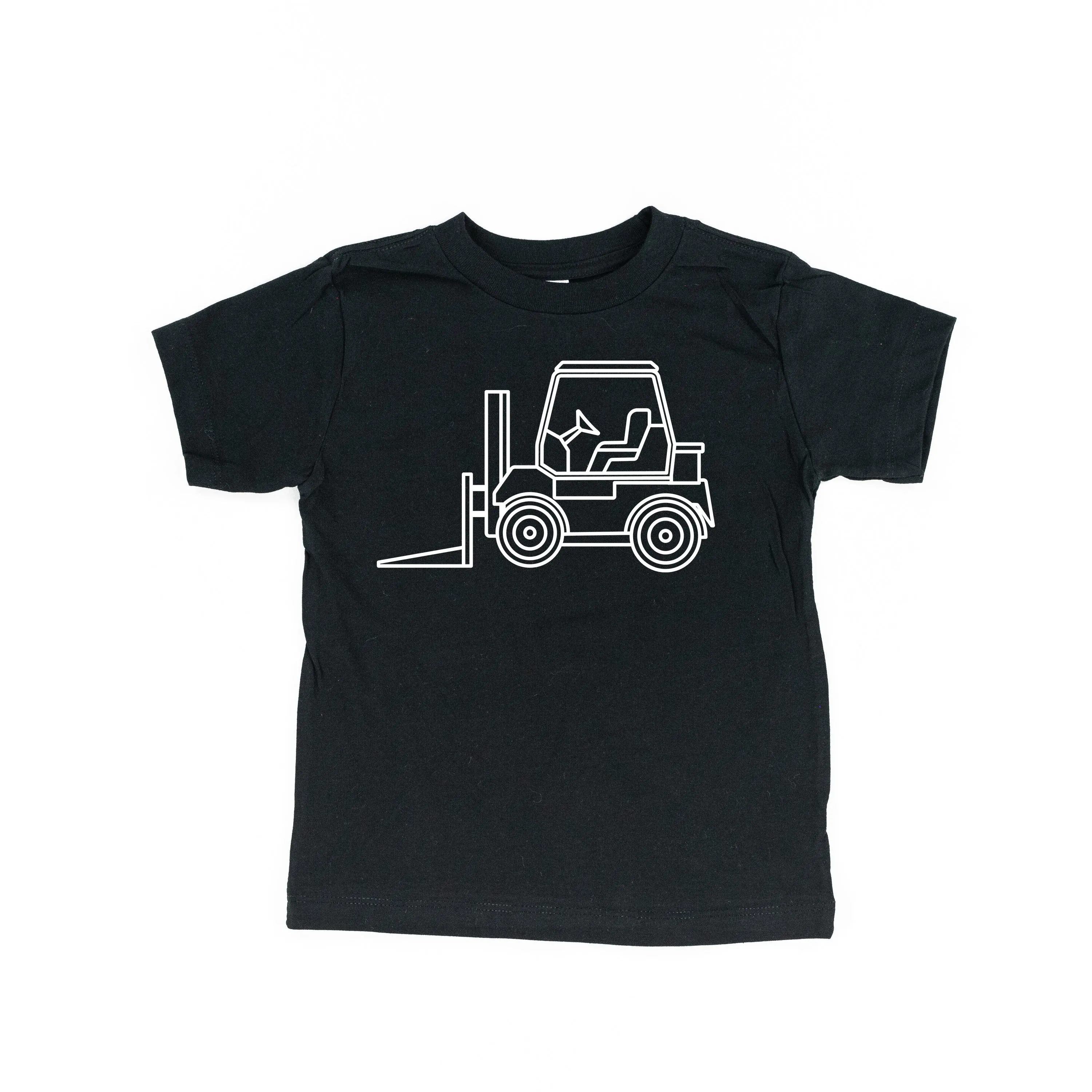 FORK LIFT - Minimalist Design - Short Sleeve Child Shirt