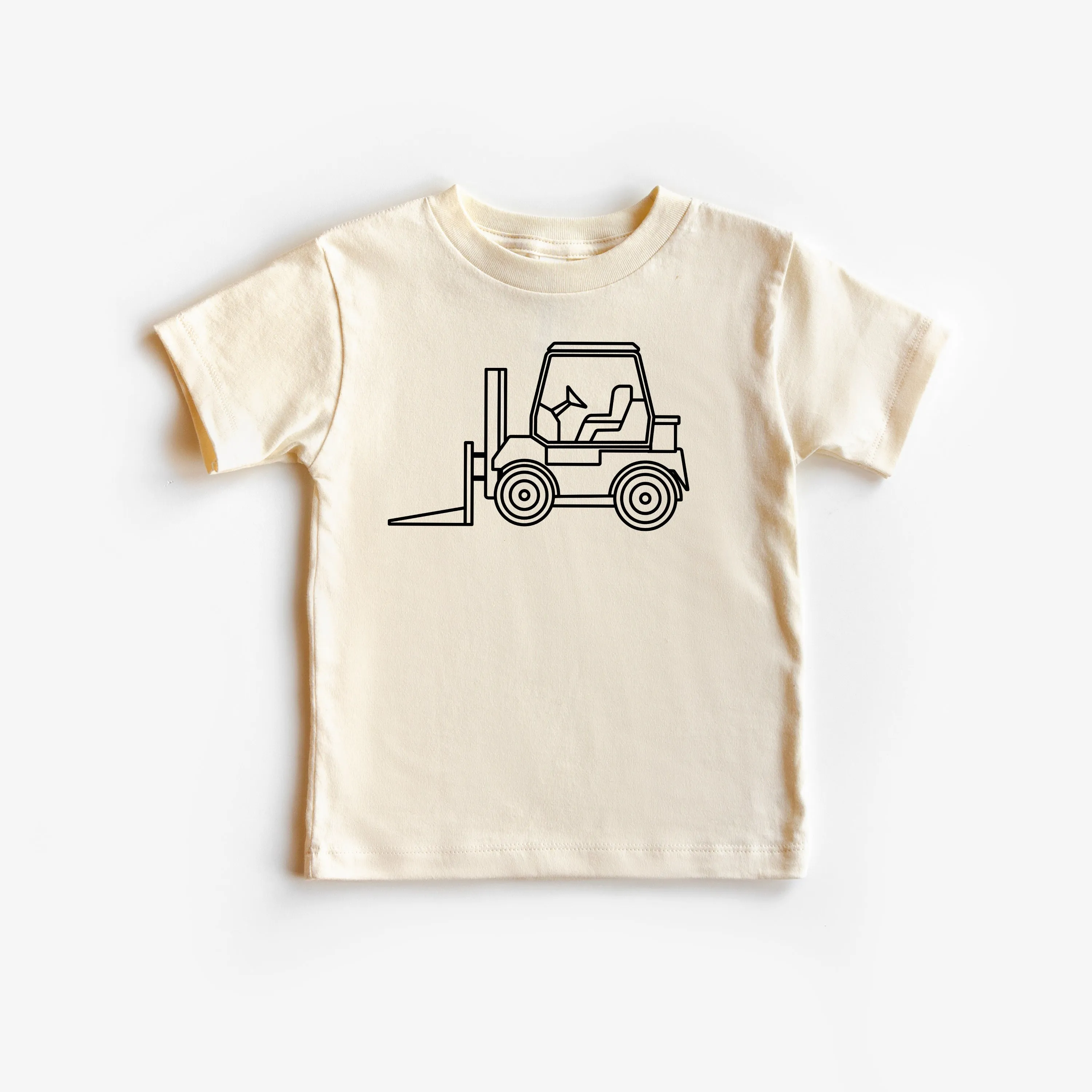 FORK LIFT - Minimalist Design - Short Sleeve Child Shirt