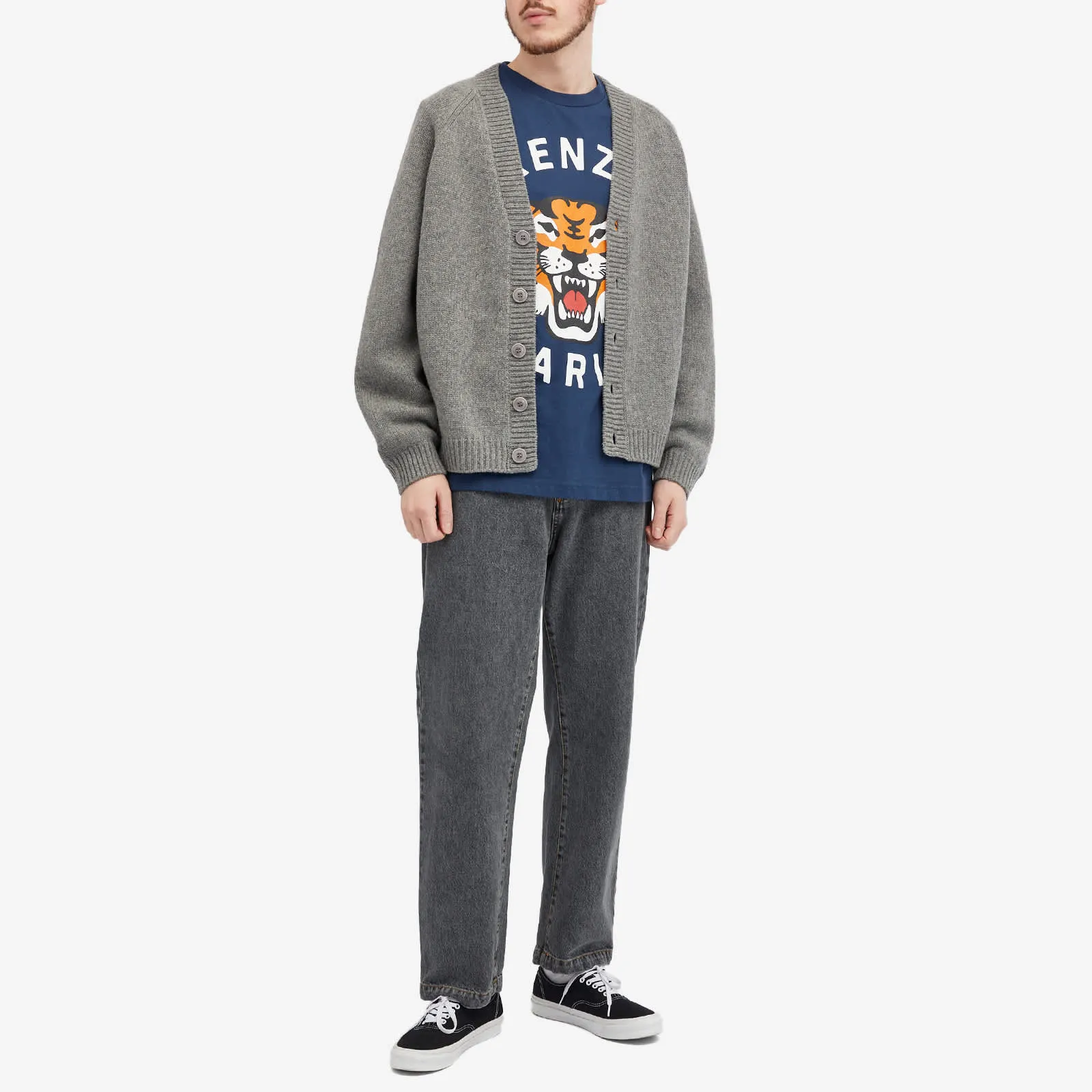 Kenzo Lucky Tiger Oversized T-shirt, dark blue