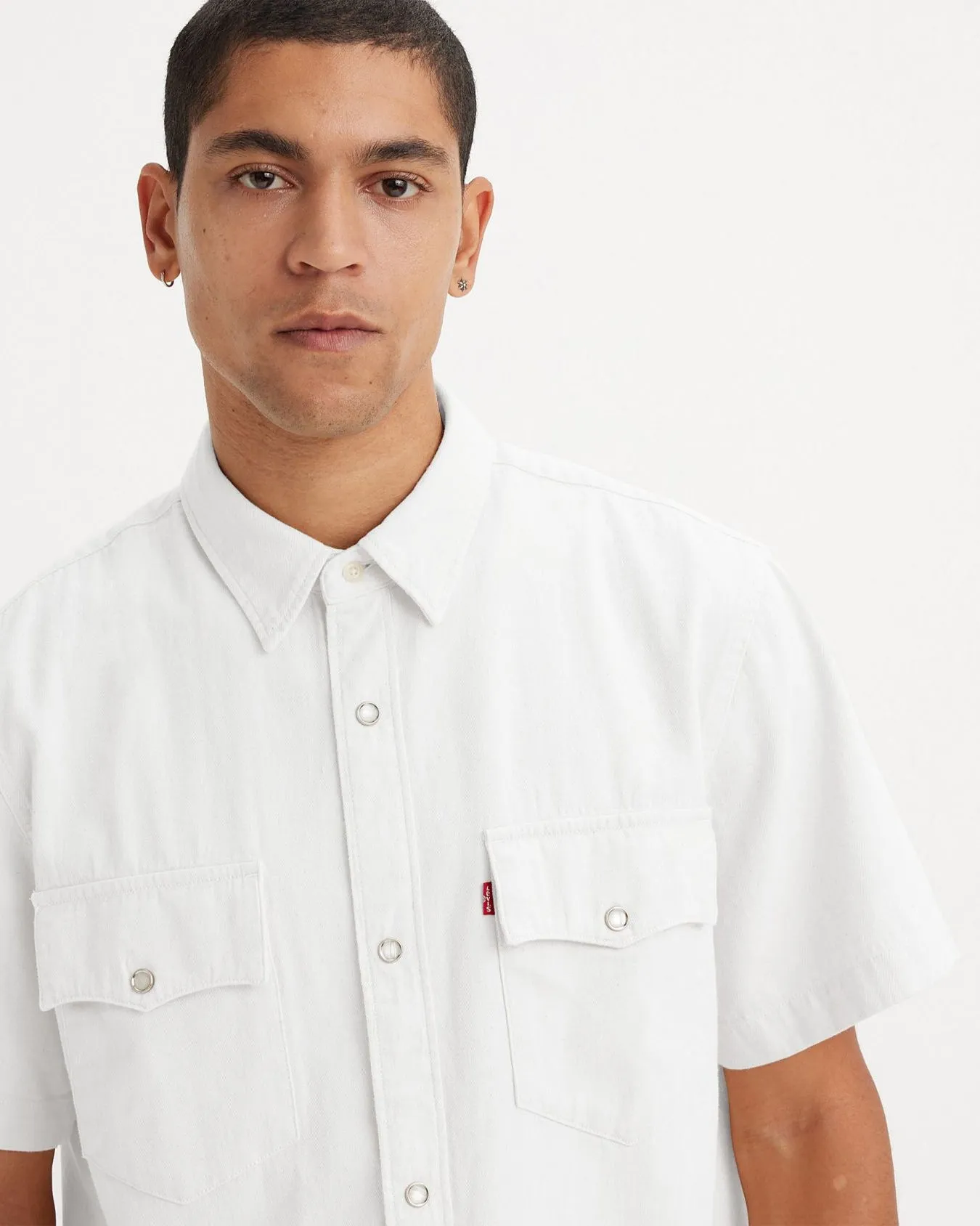 Levi's® S/S Relaxed Fit Western Shirt - Newman Ecru