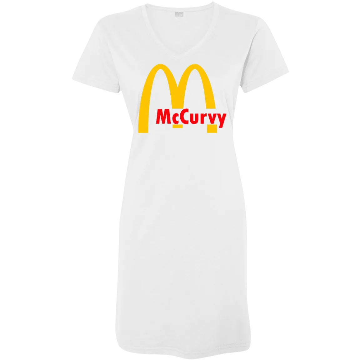 McCurvy - V Neck Tshirt Dress
