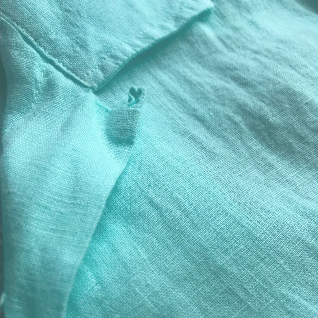 Men's Cay Green Arawak Linen Shirt