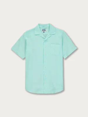 Men's Cay Green Arawak Linen Shirt