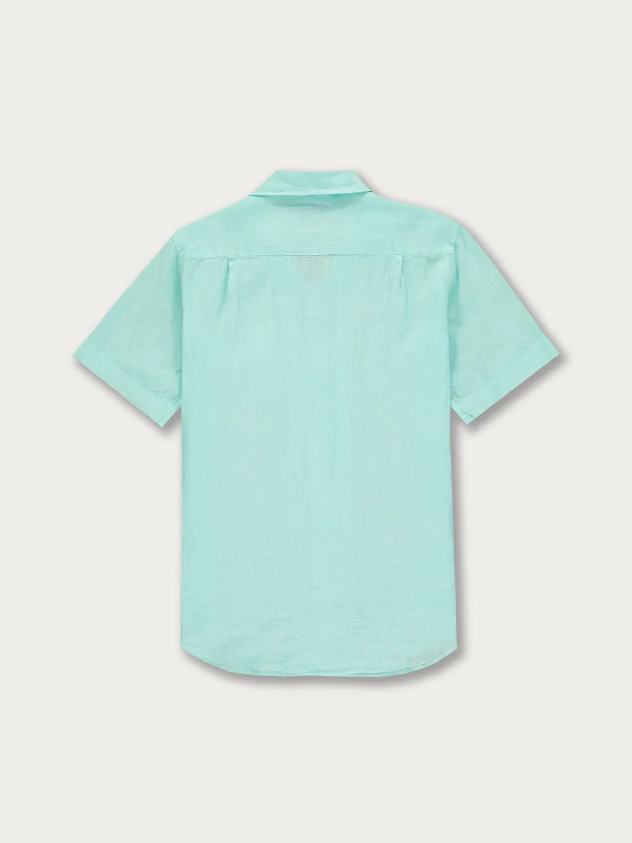 Men's Cay Green Arawak Linen Shirt