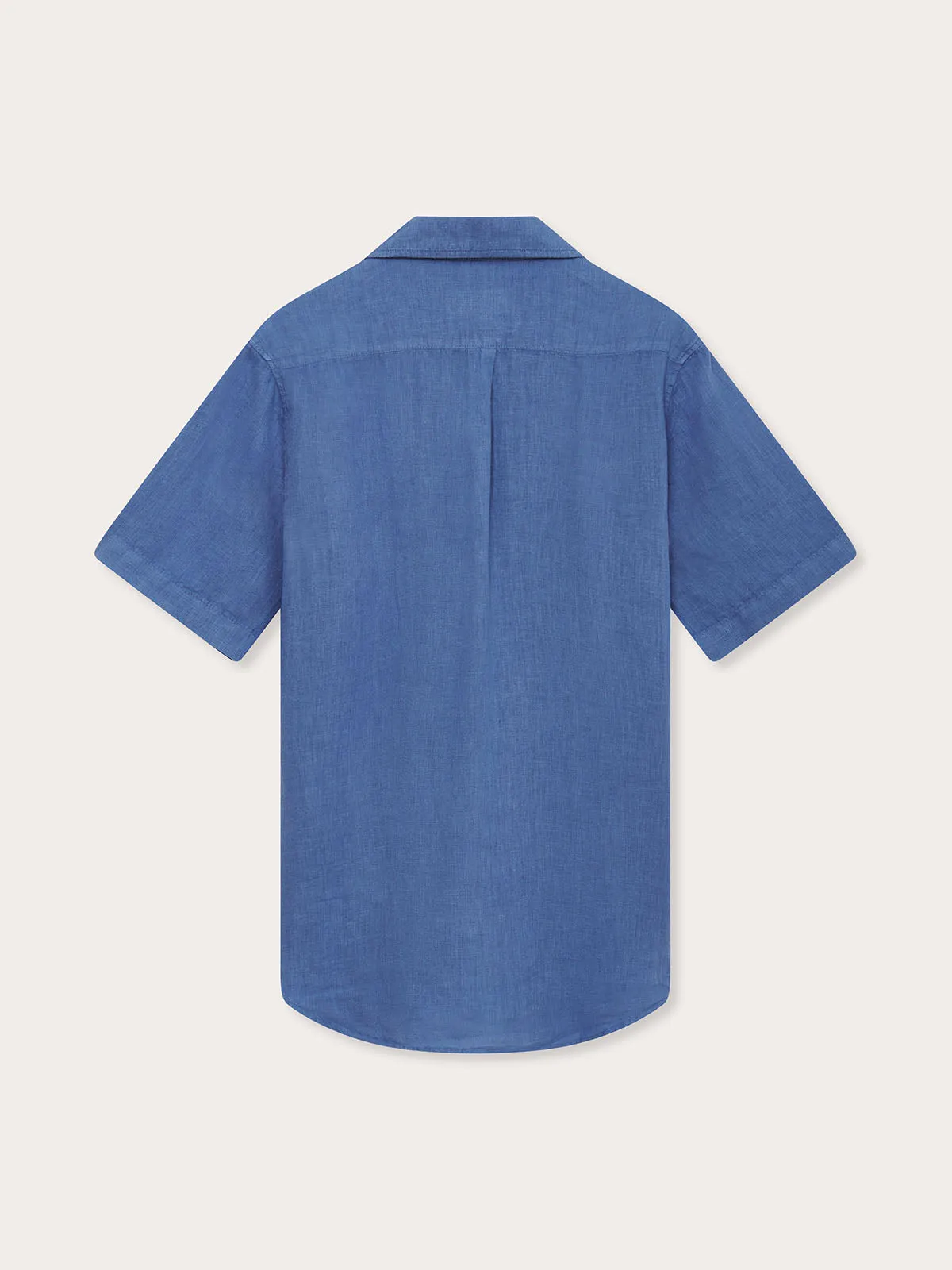 Men's Deep Blue Arawak Linen Shirt
