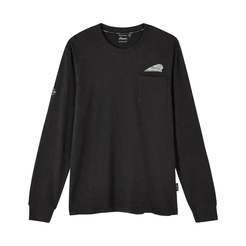 Men's IMC Icon Pocket Long Sleeve T-Shirt, Black