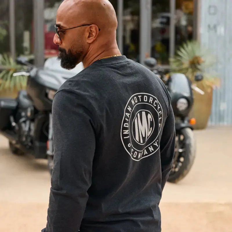 Men's IMC Icon Pocket Long Sleeve T-Shirt, Black