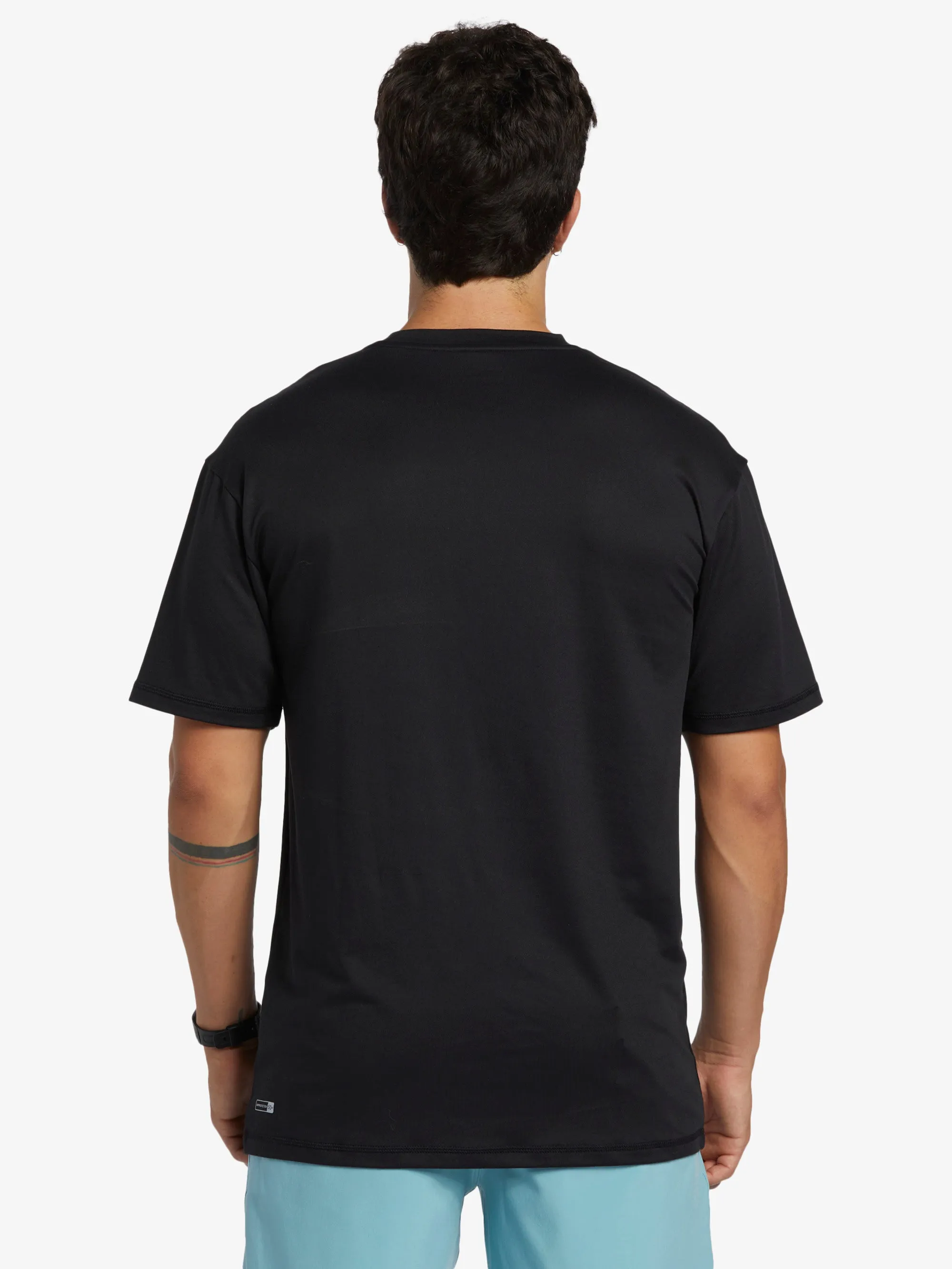 Mens Solid Streak Short Sleeve Surf T-Shirt