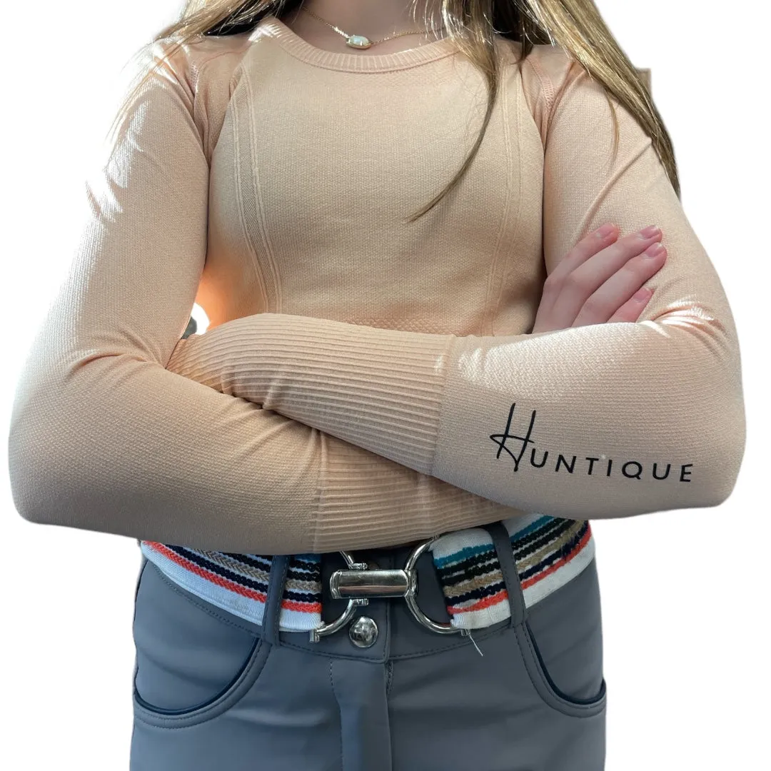 Peach | HUNTIQUE Destination Seamless Long Sleeve Shirt