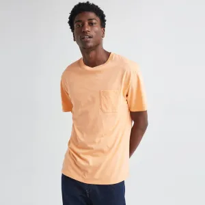Pima Crew Pocket Tee (Cantaloupe)