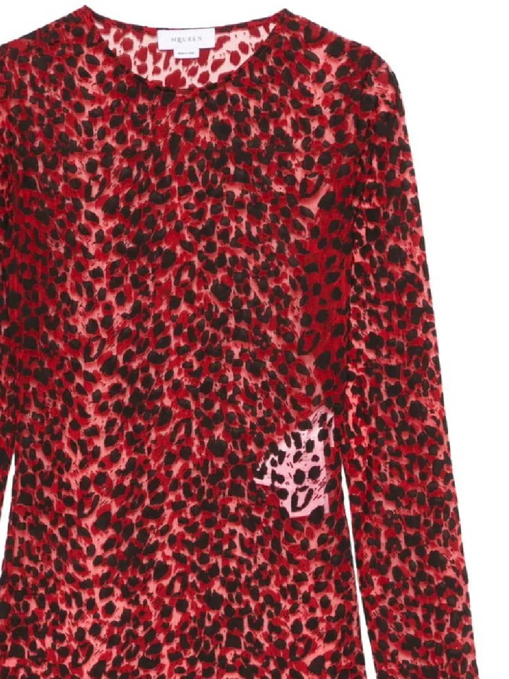 Red Viscose Blend T-shirt for Women