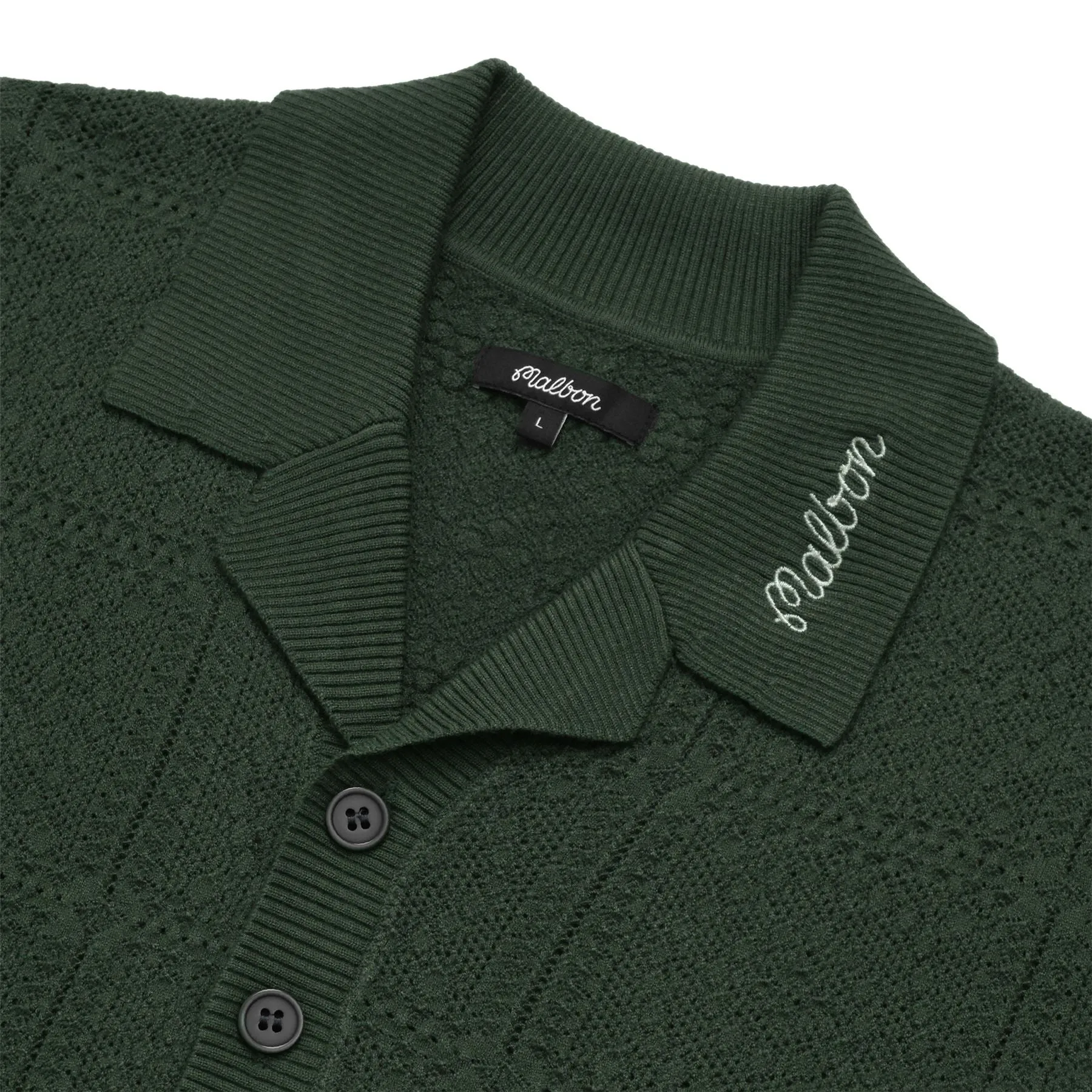Resort Crochet Polo Green - 2025