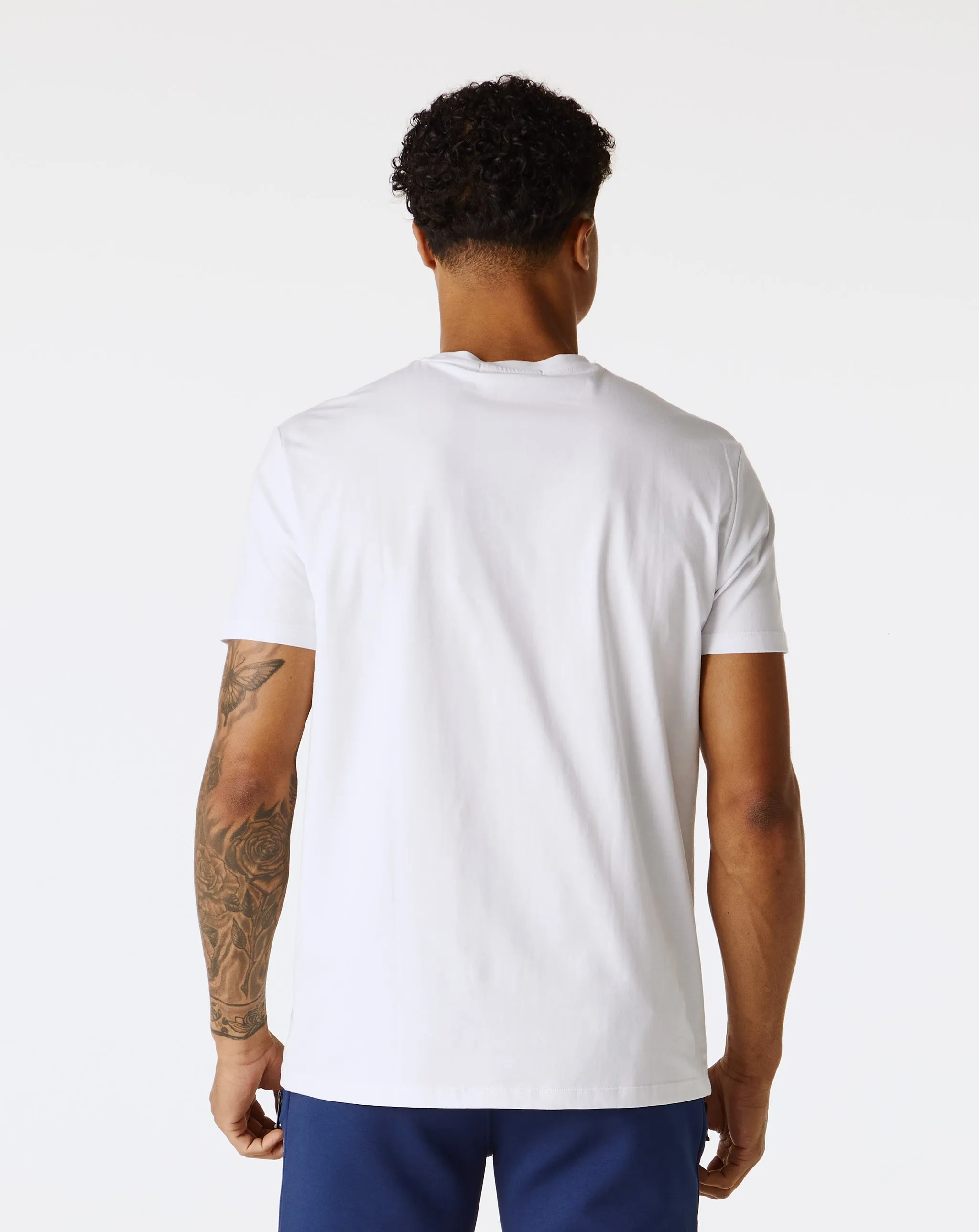 RV Milano White Plain T-Shirt