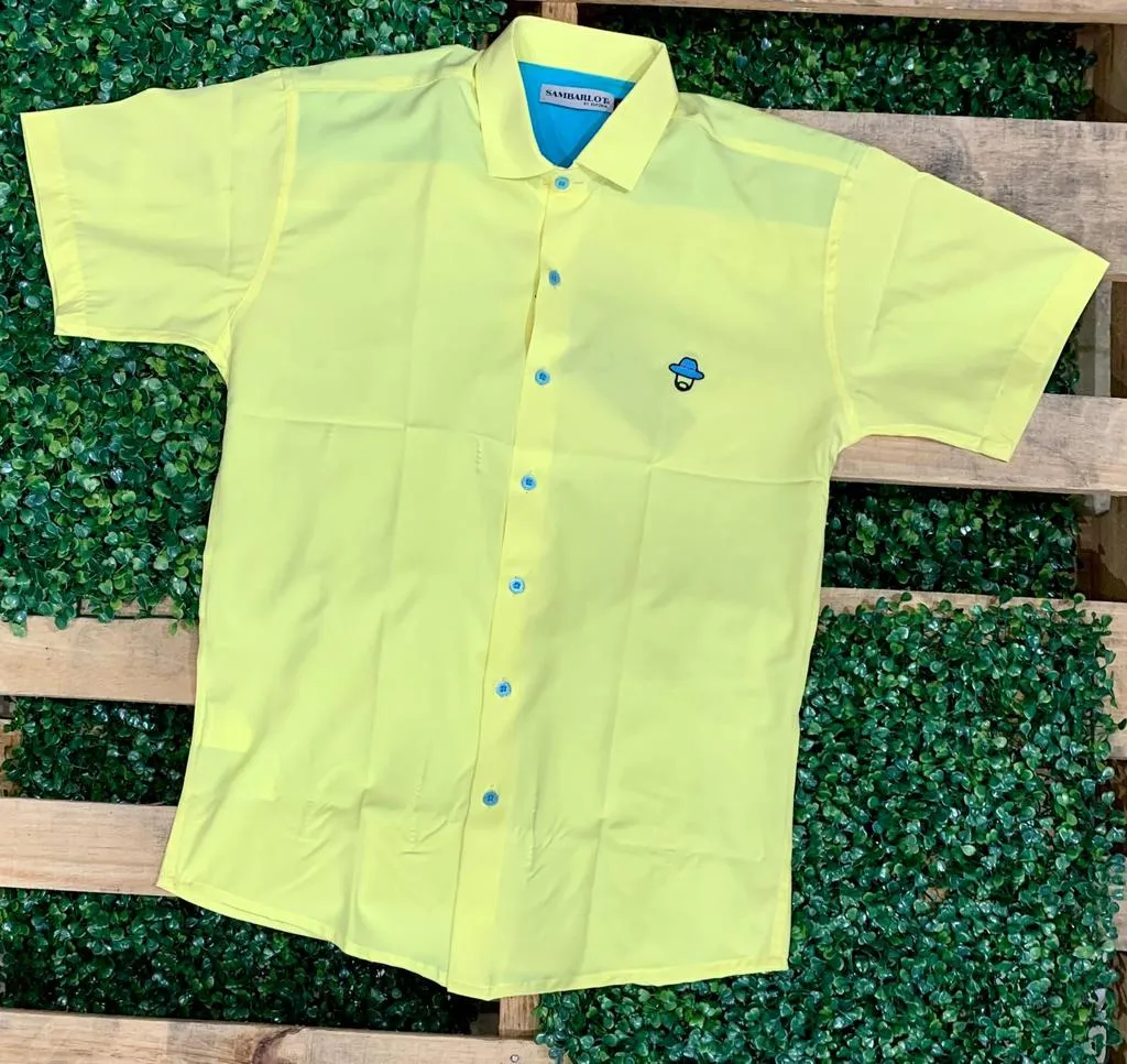 Short sleeve yellow