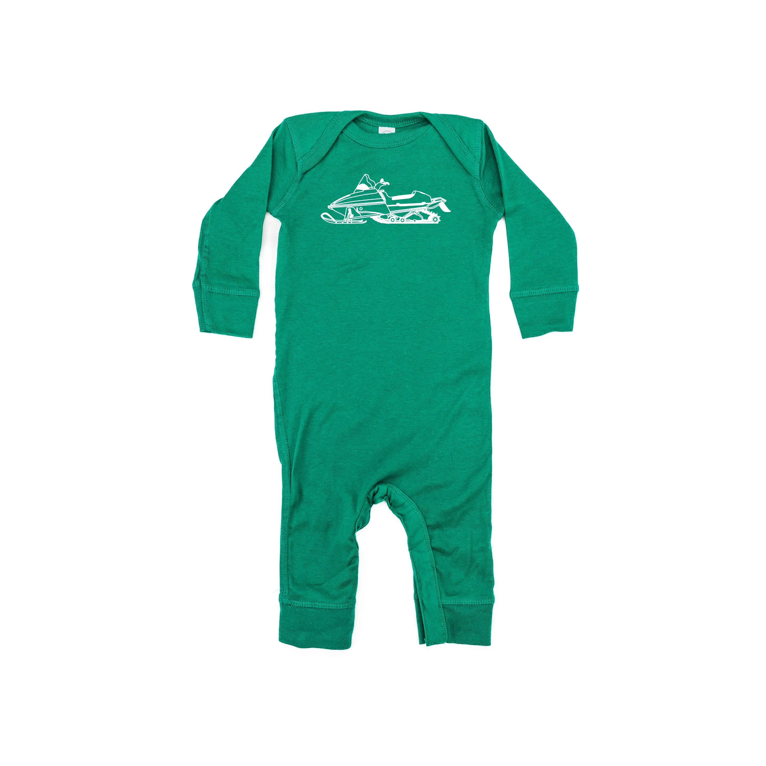 SNOWMOBILE - Minimalist Design - One Piece Baby Sleeper