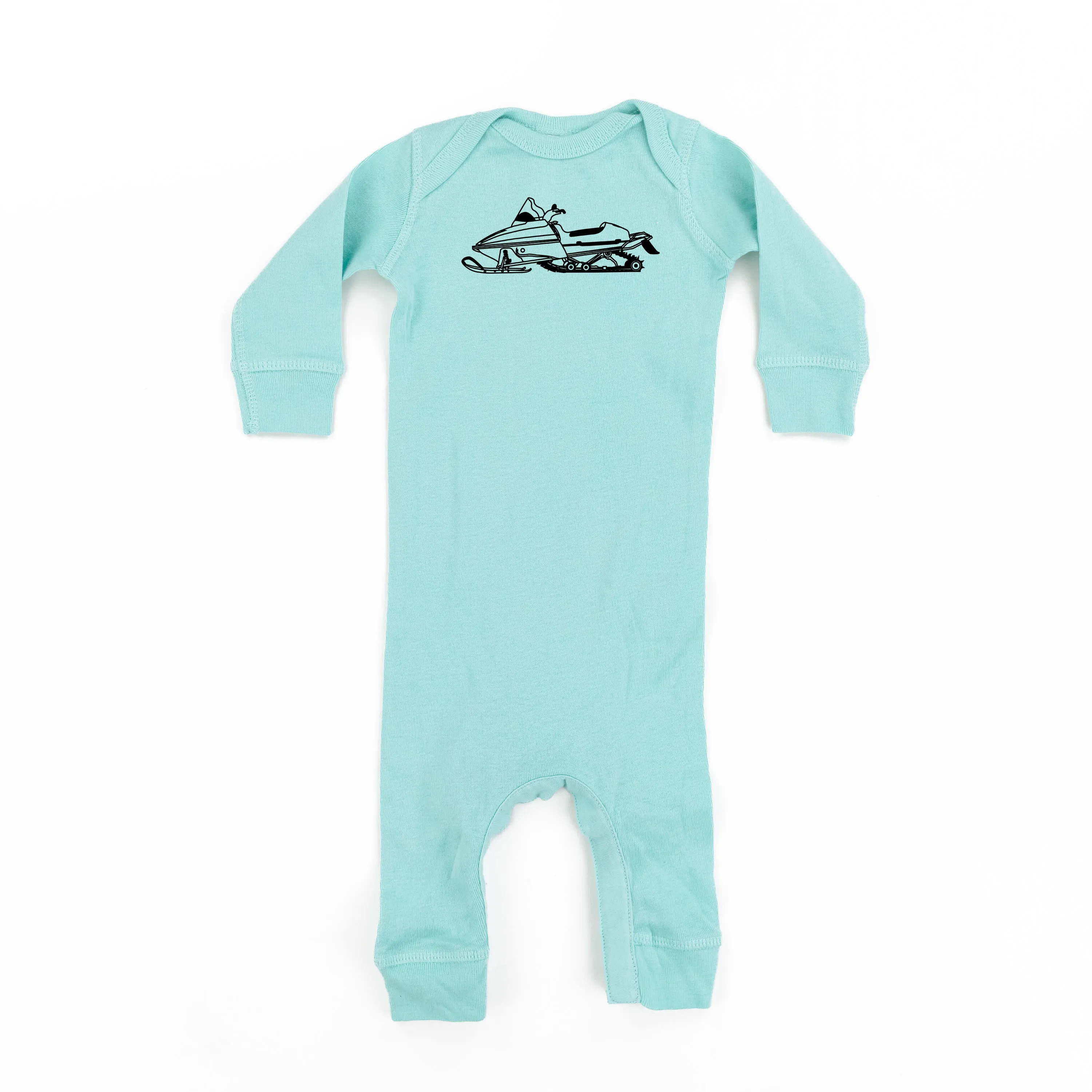 SNOWMOBILE - Minimalist Design - One Piece Baby Sleeper