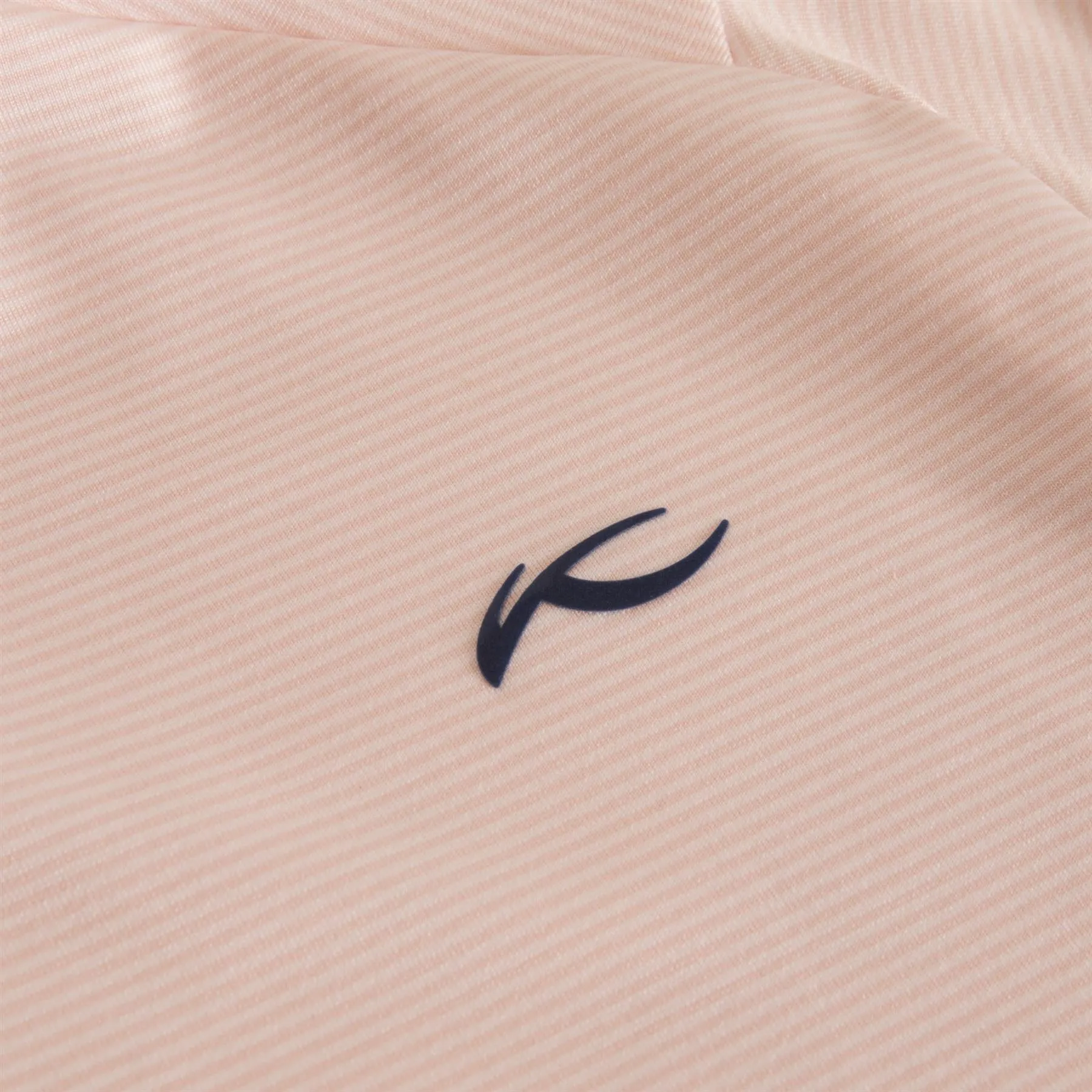 Soren Stripe LS Polo Pink Salt/White - SS24