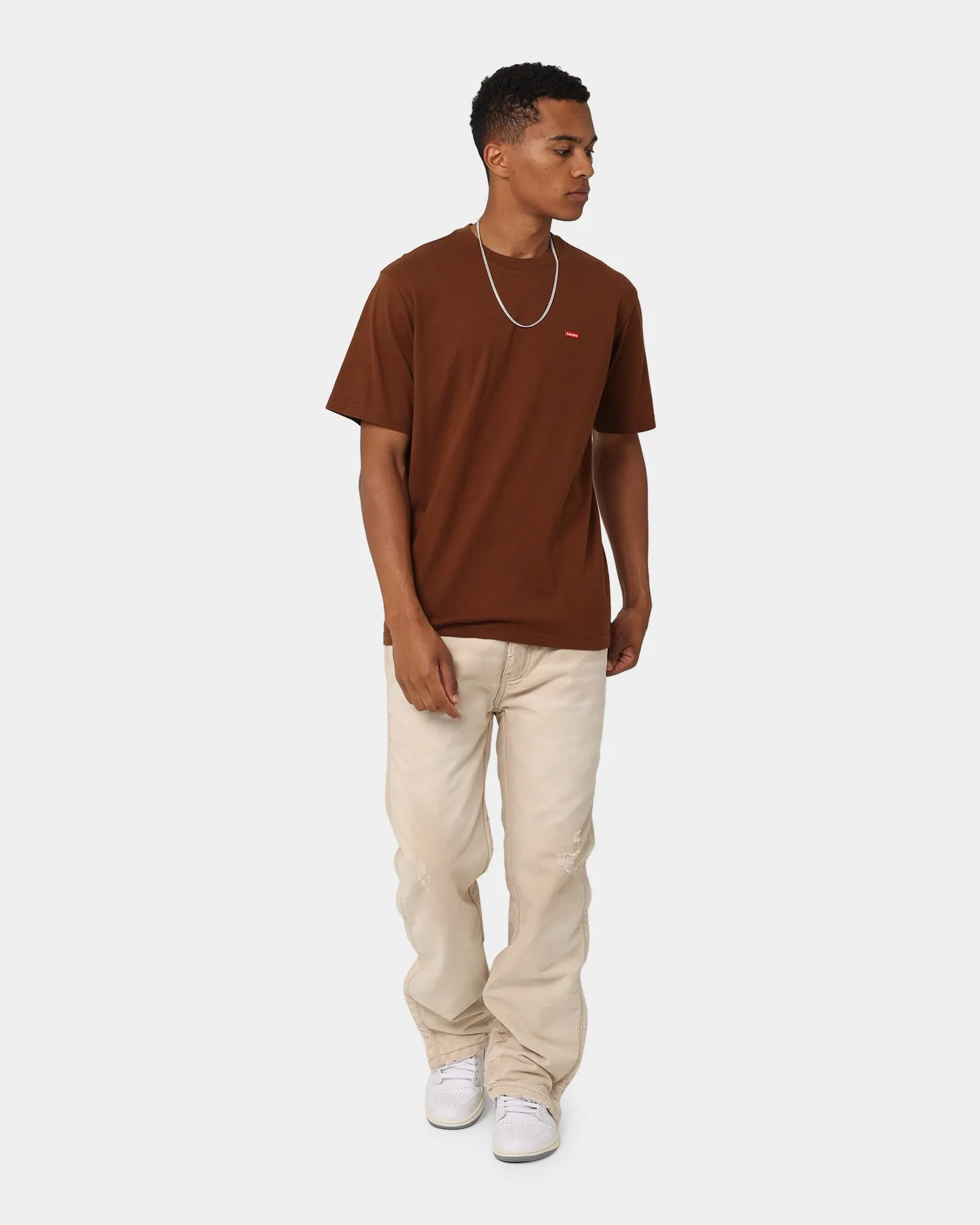 Supreme Small Box T-Shirt Brown