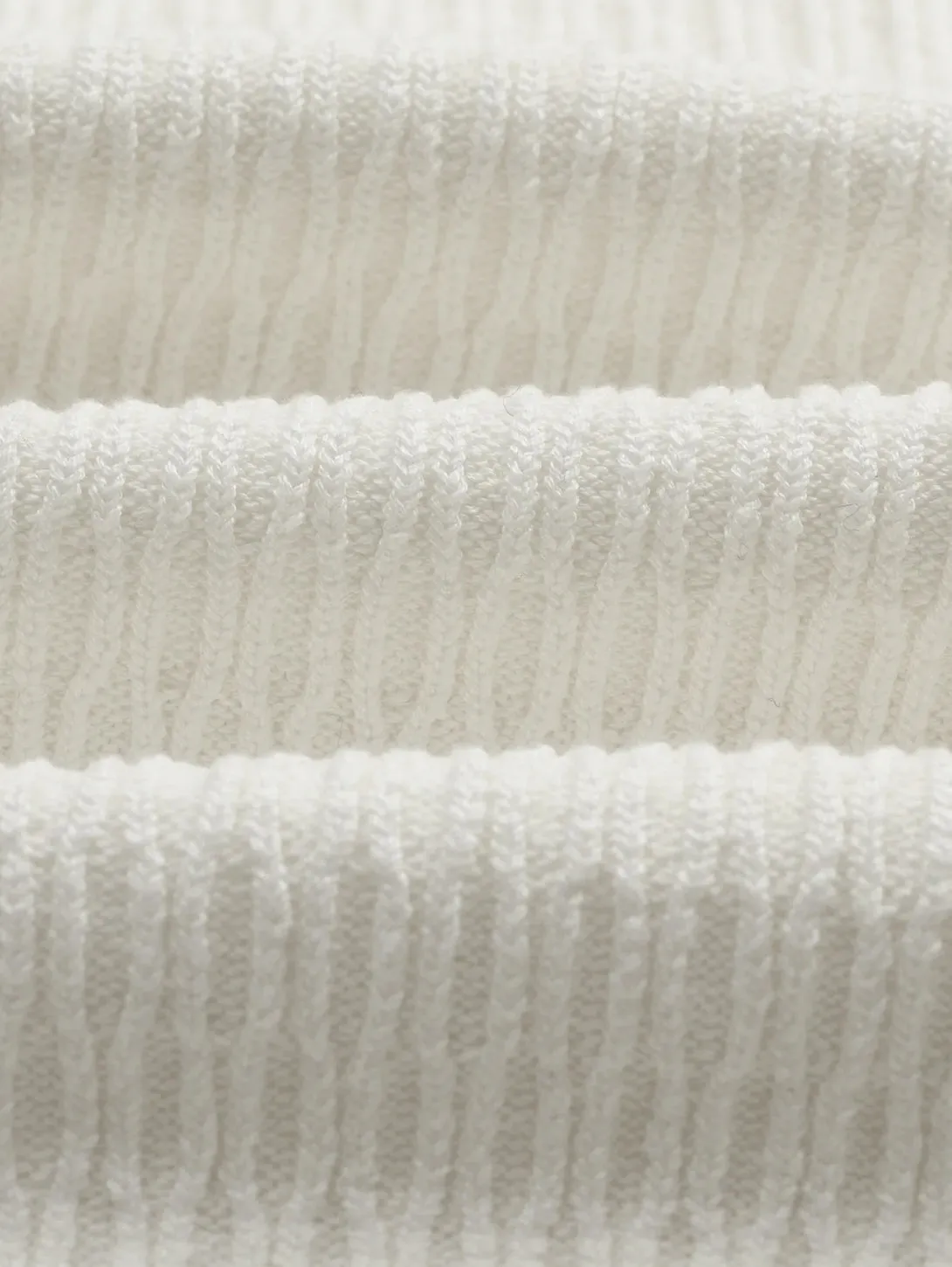 Tellaro Shirt - Ecru Honeycomb Knit