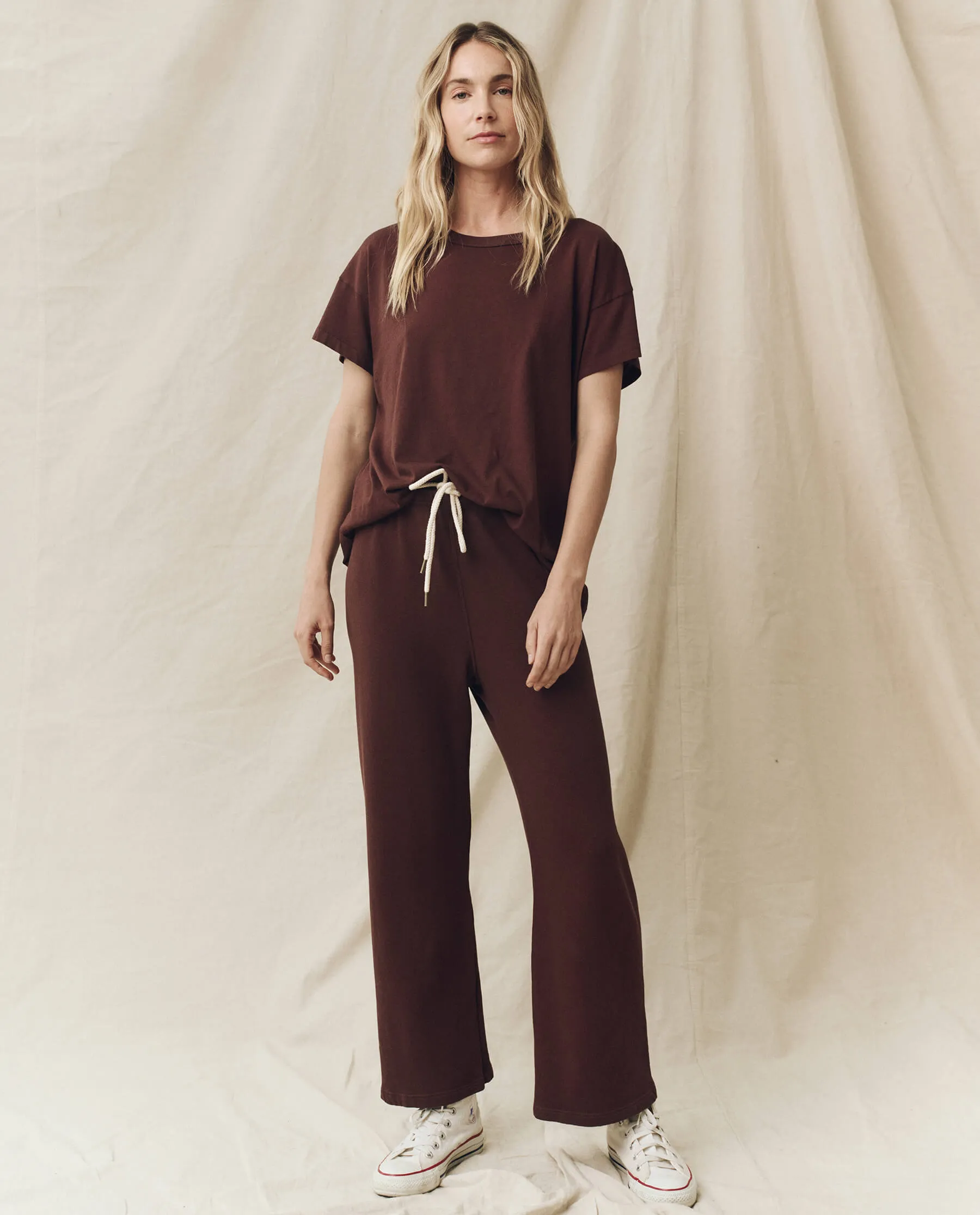 The Boxy Crew. Solid -- Toasted Walnut