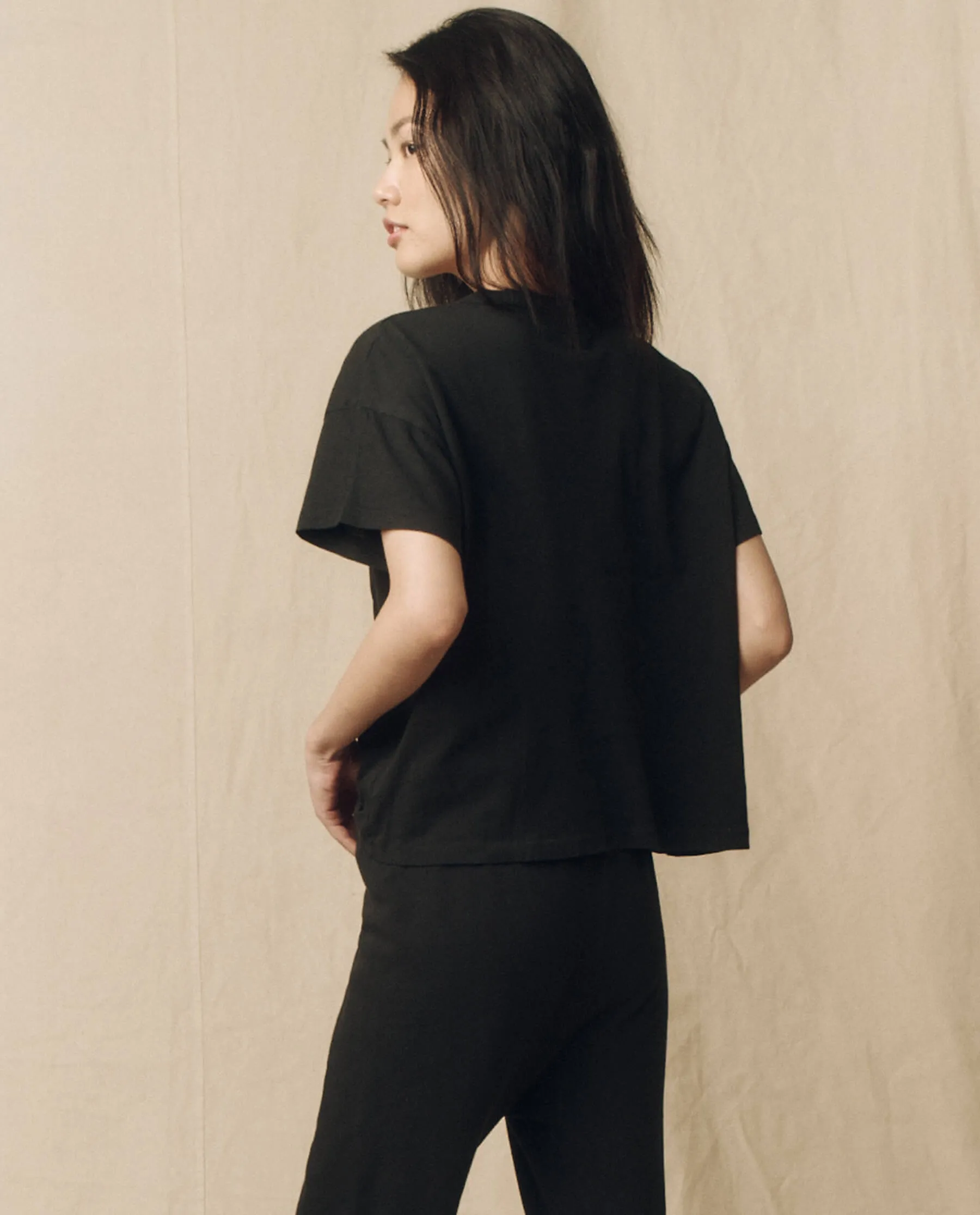 The Pocket Tee. Solid -- Almost Black