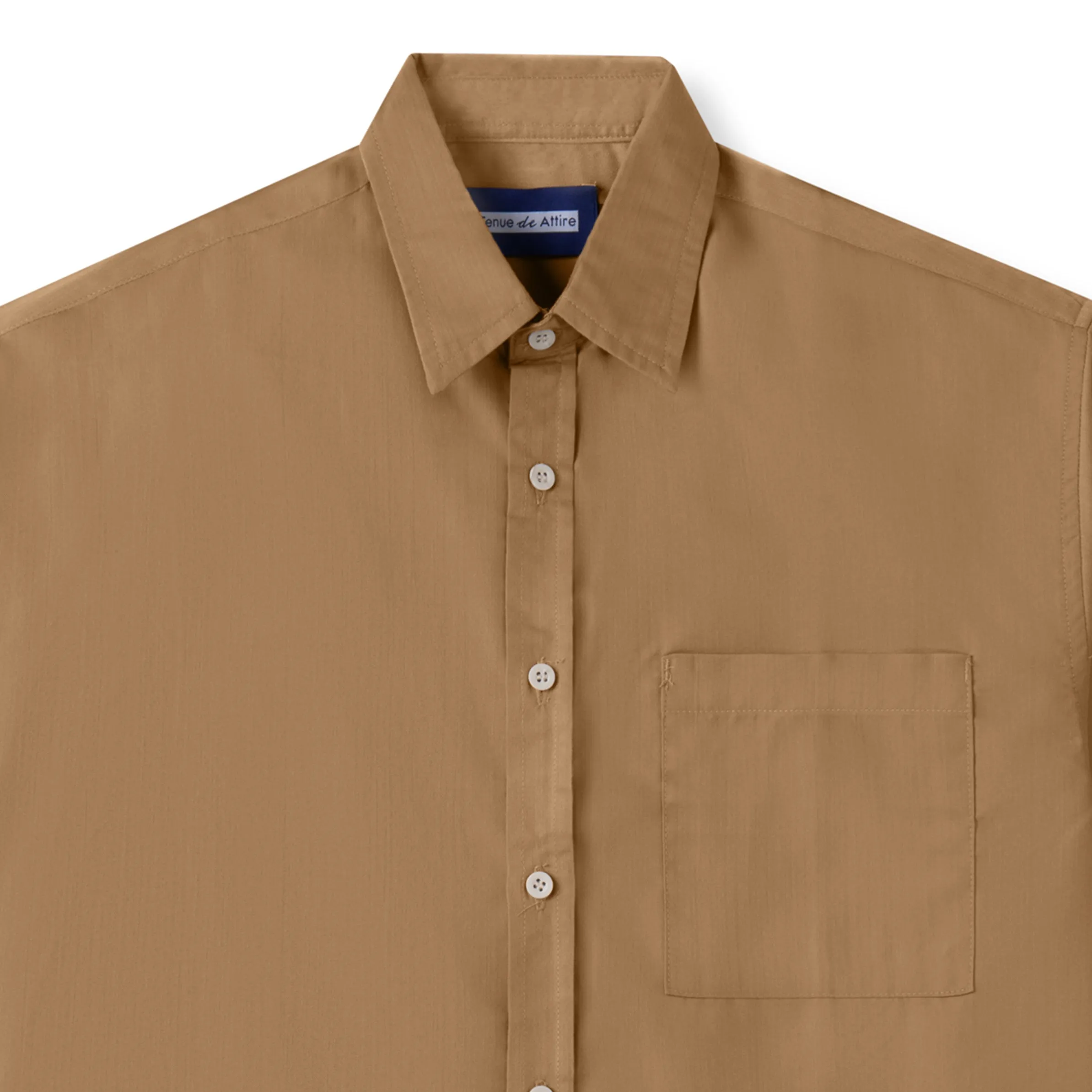 The Prep Shirt Regular - Soft Brown
