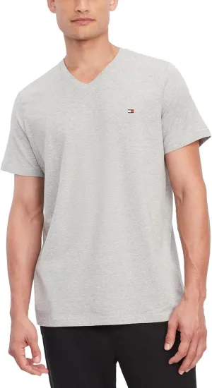 Tommy Hilfiger Men's Flag V Neck Tee