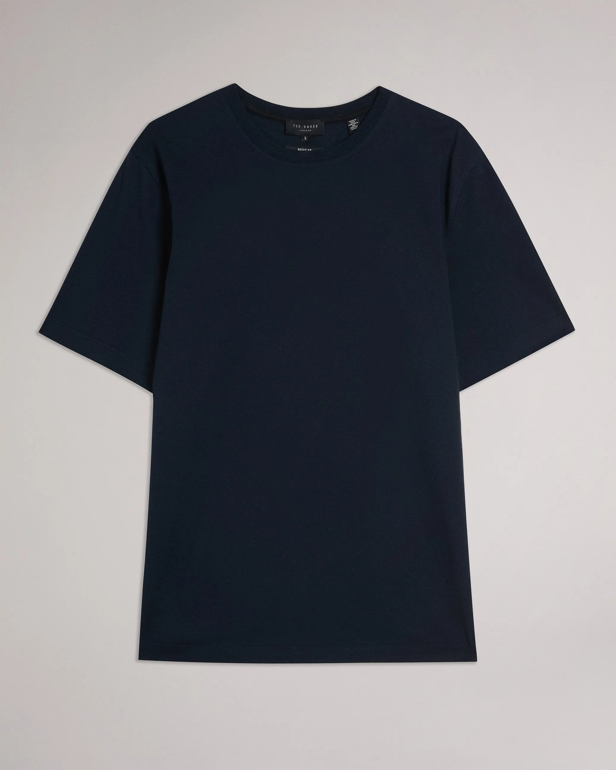 Tywinn Short Sleeve Regular Plain T-Shirt Navy