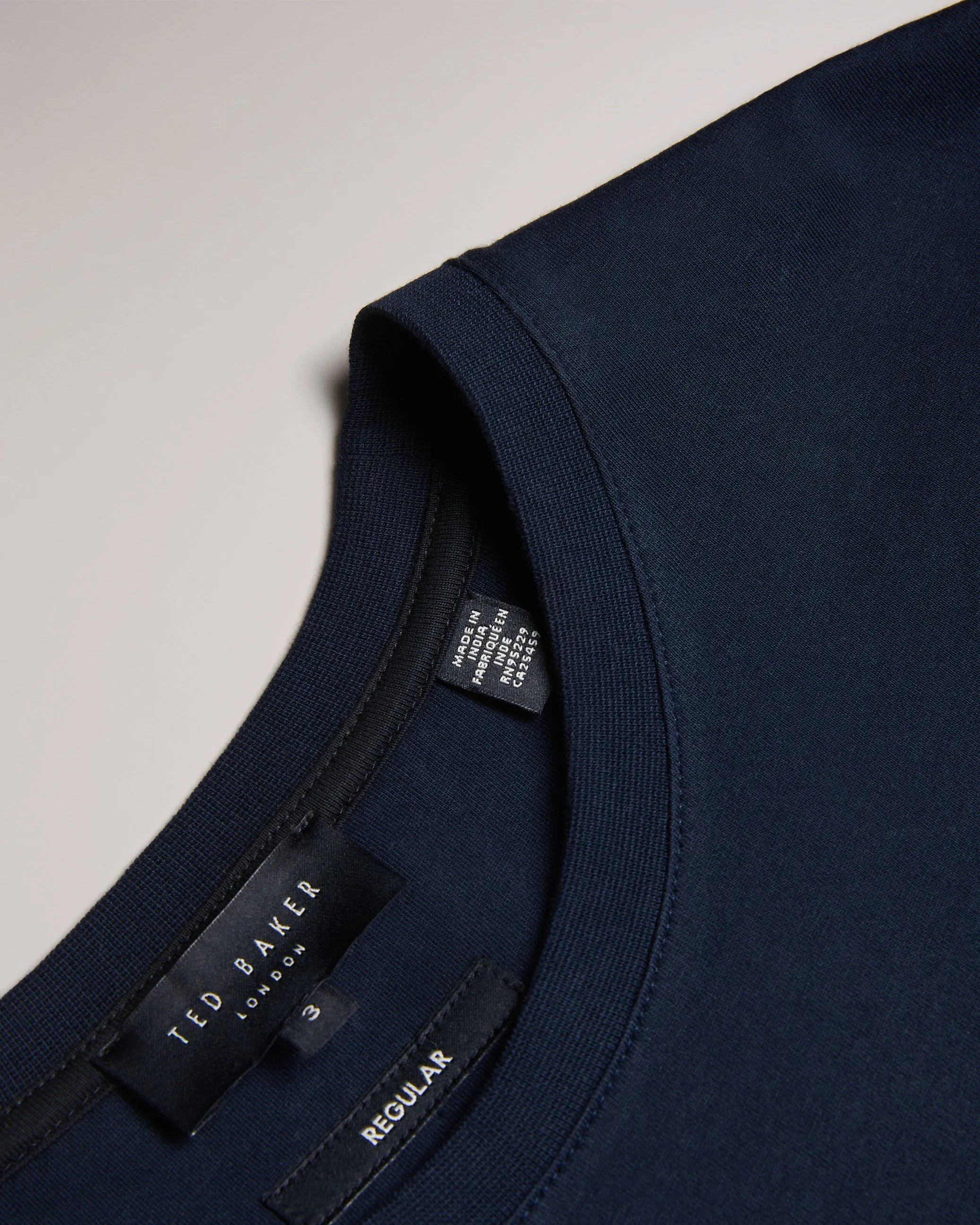 Tywinn Short Sleeve Regular Plain T-Shirt Navy