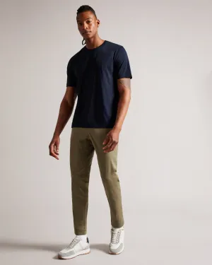 Tywinn Short Sleeve Regular Plain T-Shirt Navy