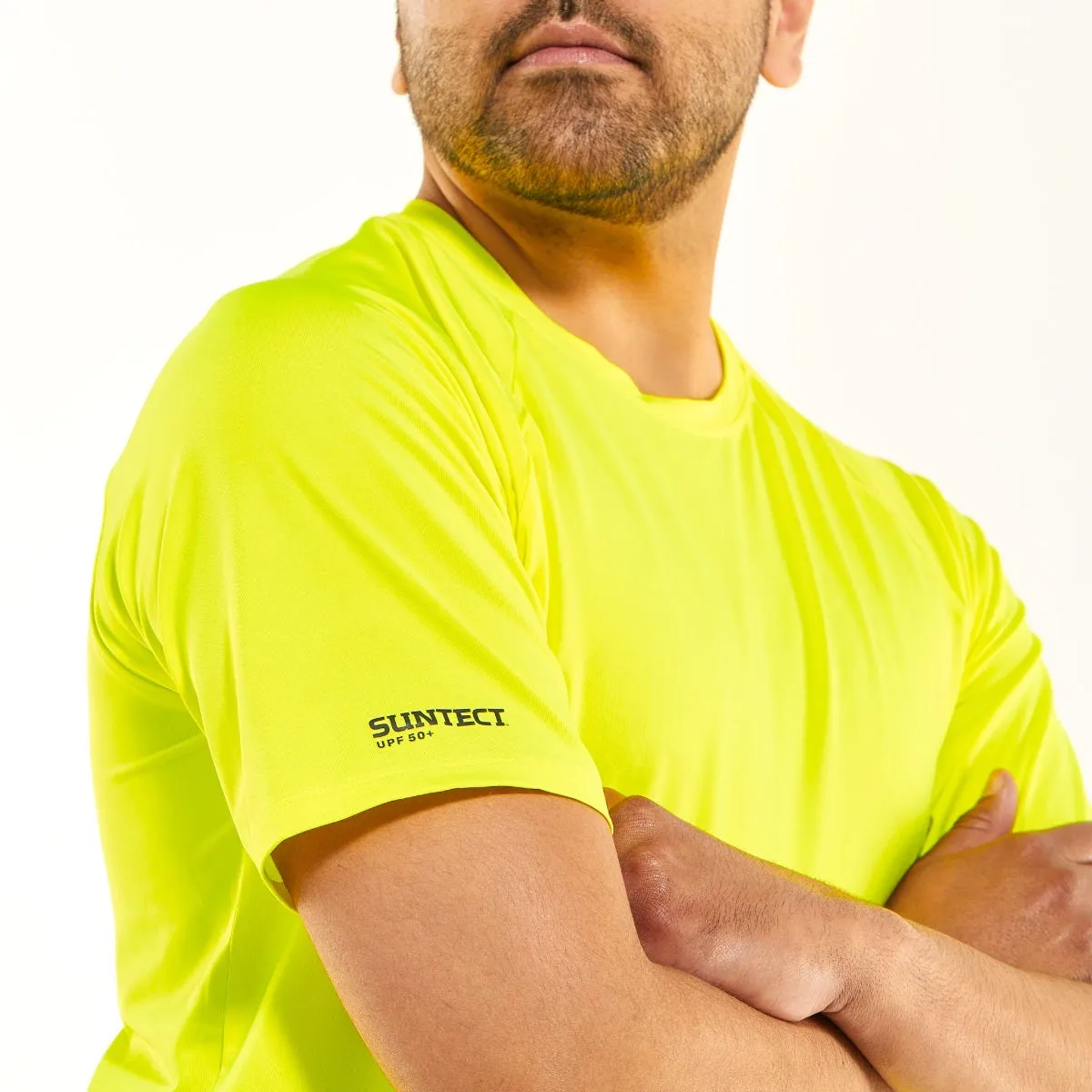 Unisex Bosun Crew Neck Short Sleeve Tee | Safety Yellow