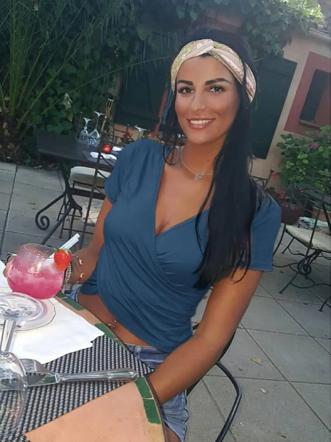 VETIOR Women's Sexy Deep V Neck Short Sleeve Unique Slim Fit Cross Wrap Shirts Crop Tops Going Out Tops