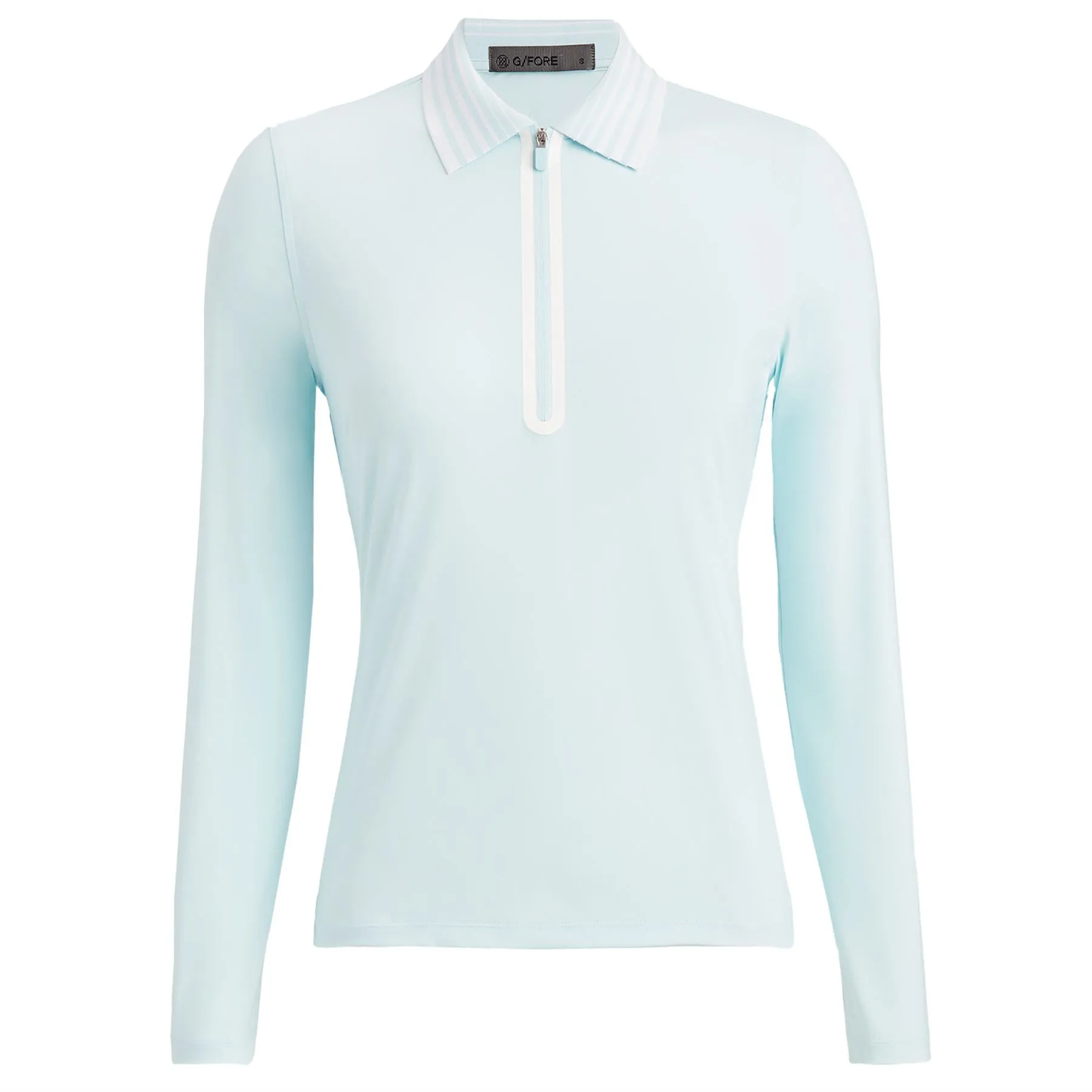 Womens Silky Tech Nylon Quarter Zip Polo Daybreak - SS24