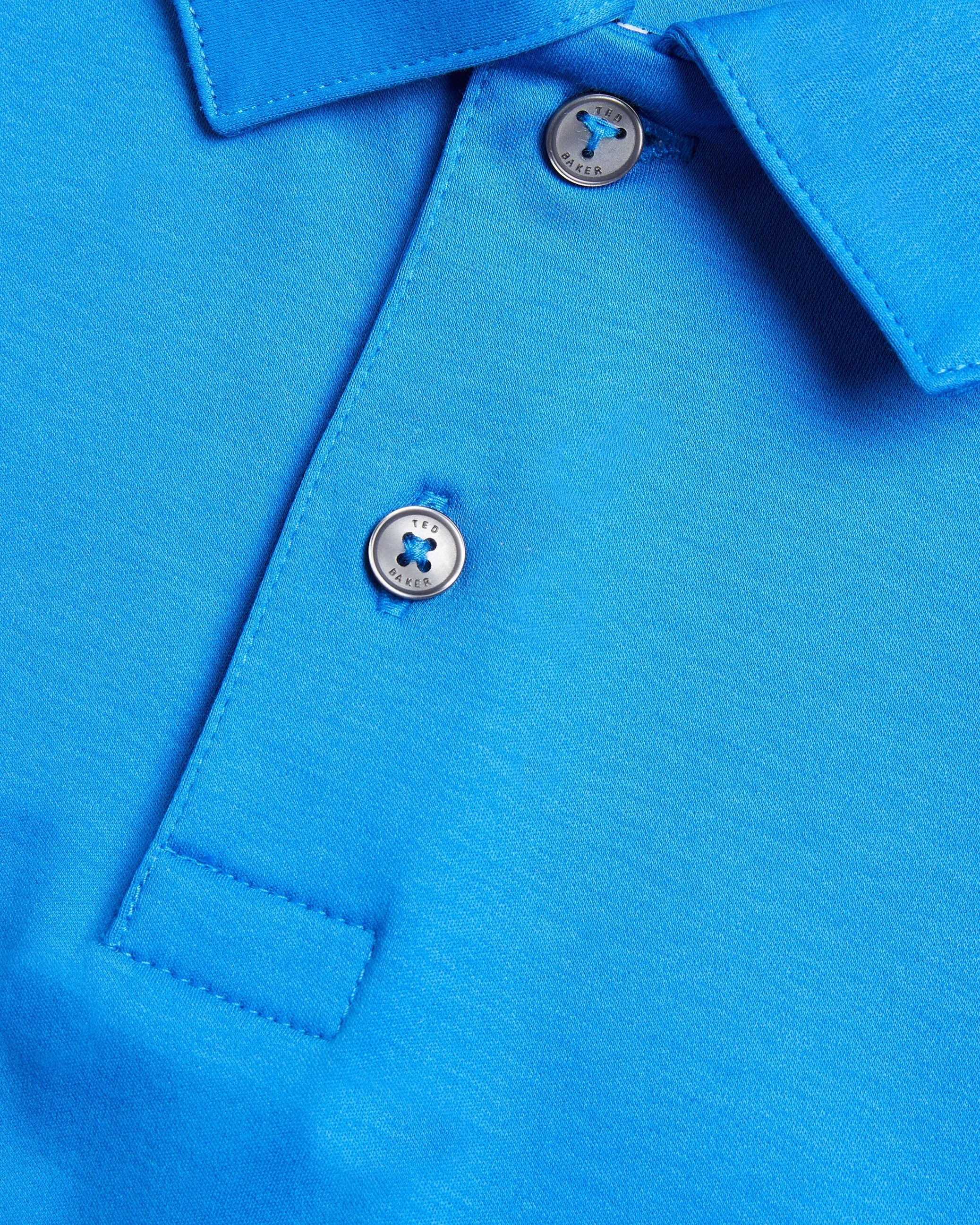 Zeiter Short Sleeve Slim Soft Touch Polo Blue