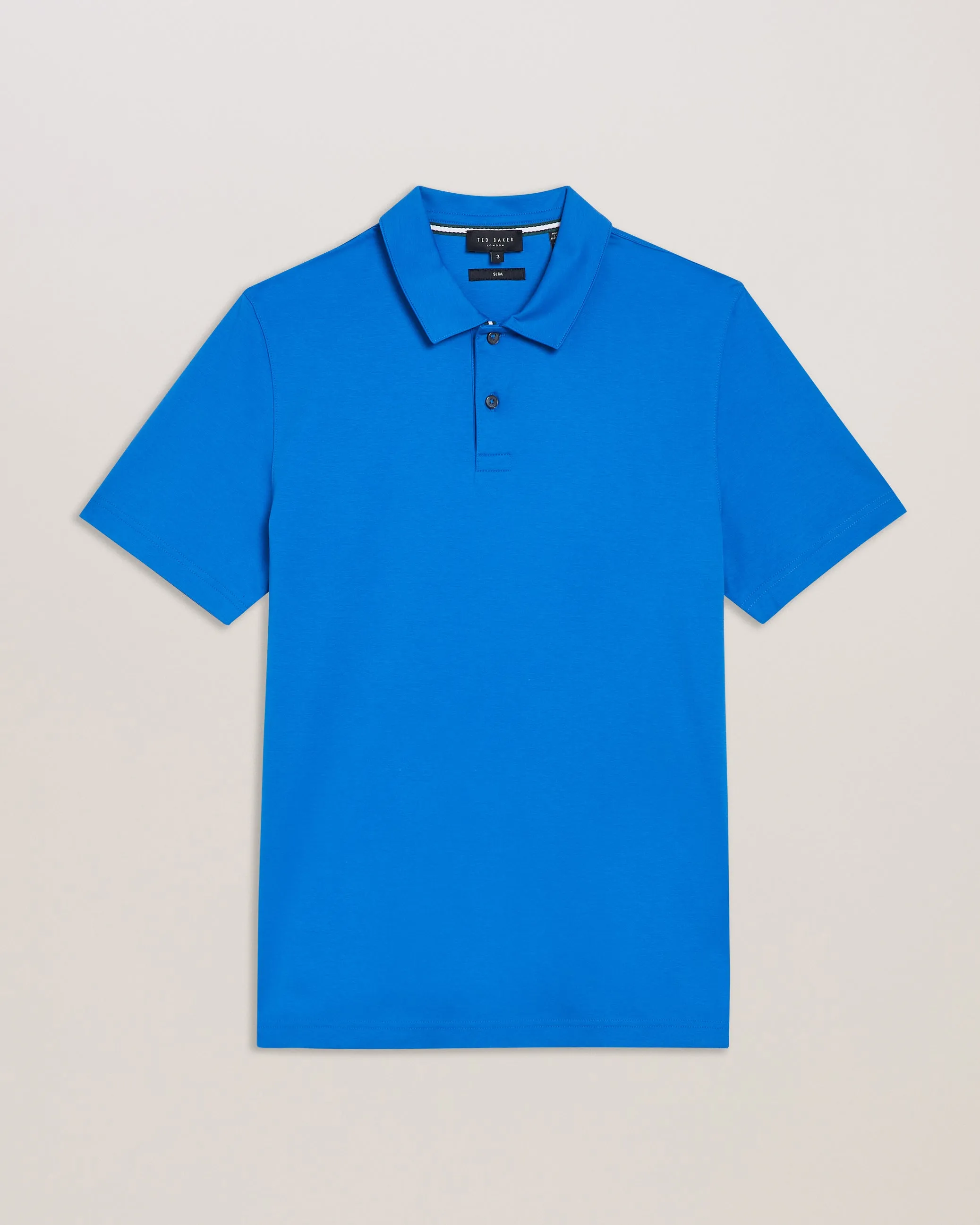 Zeiter Short Sleeve Slim Soft Touch Polo Blue